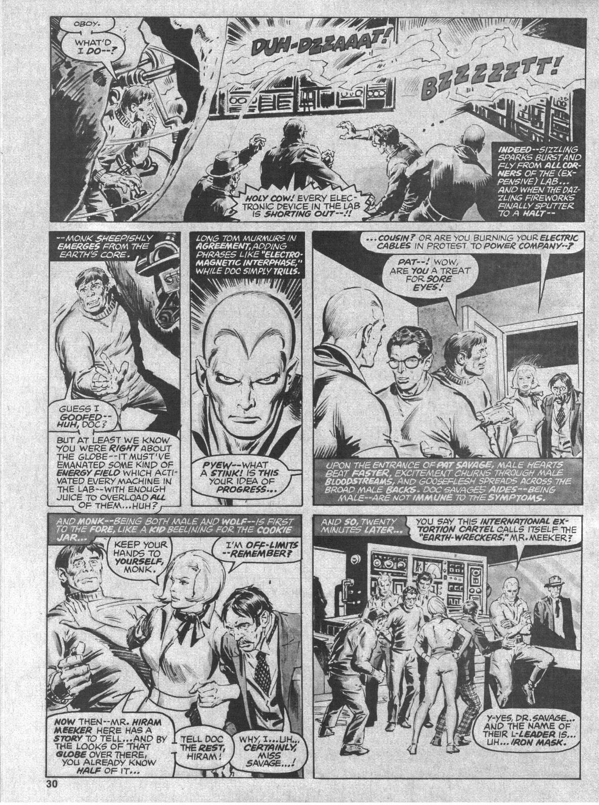 Read online Doc Savage (1975) comic -  Issue #5 - 30
