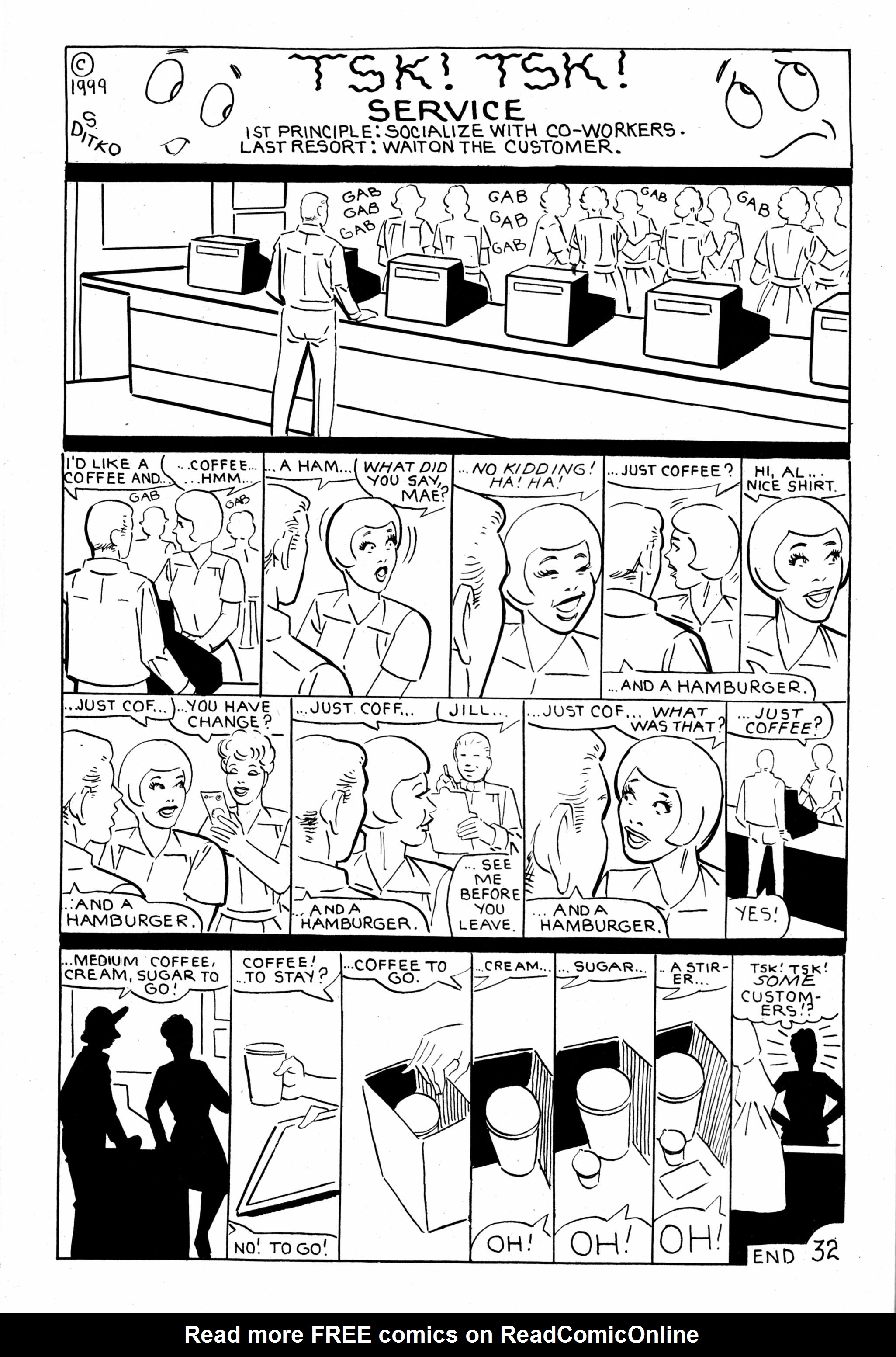 Read online All new Steve Ditko's 160 page package comic -  Issue # TPB (Part 1) - 32