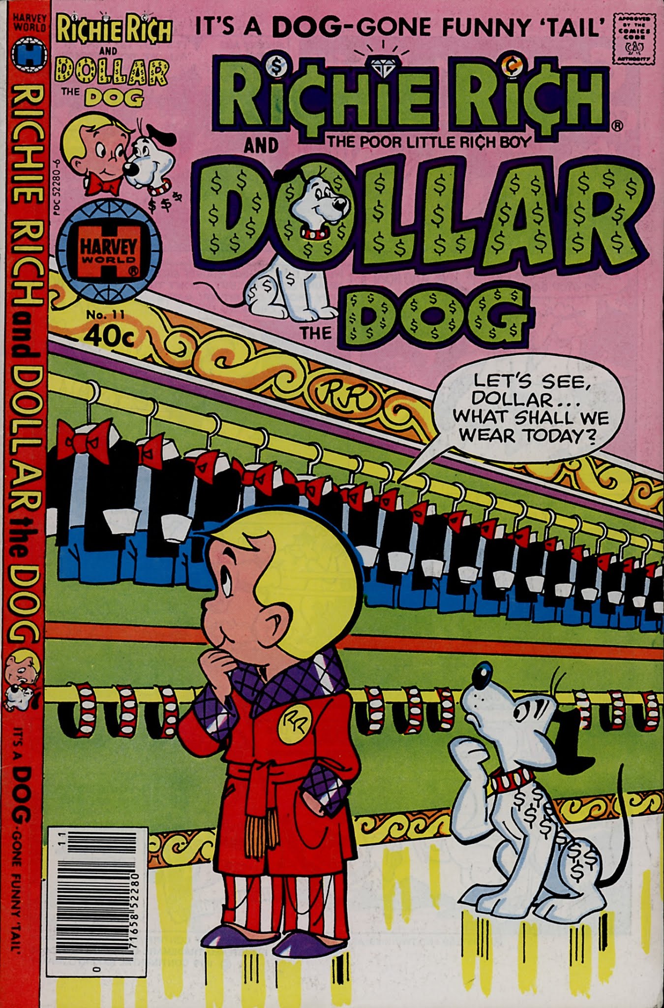 Read online Richie Rich & Dollar the Dog comic -  Issue #11 - 1