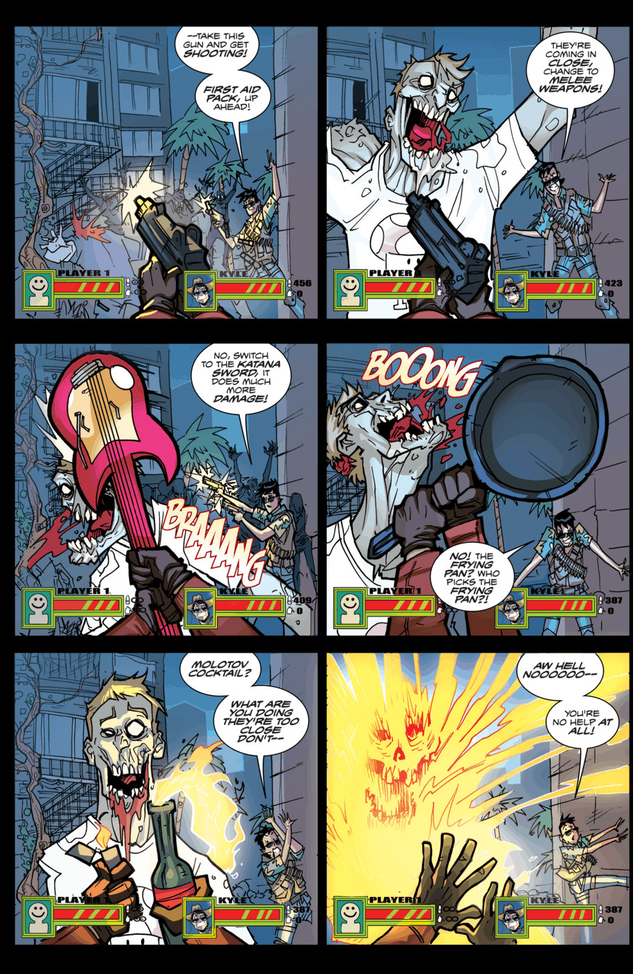 Read online Fanboys vs. Zombies comic -  Issue #6 - 12