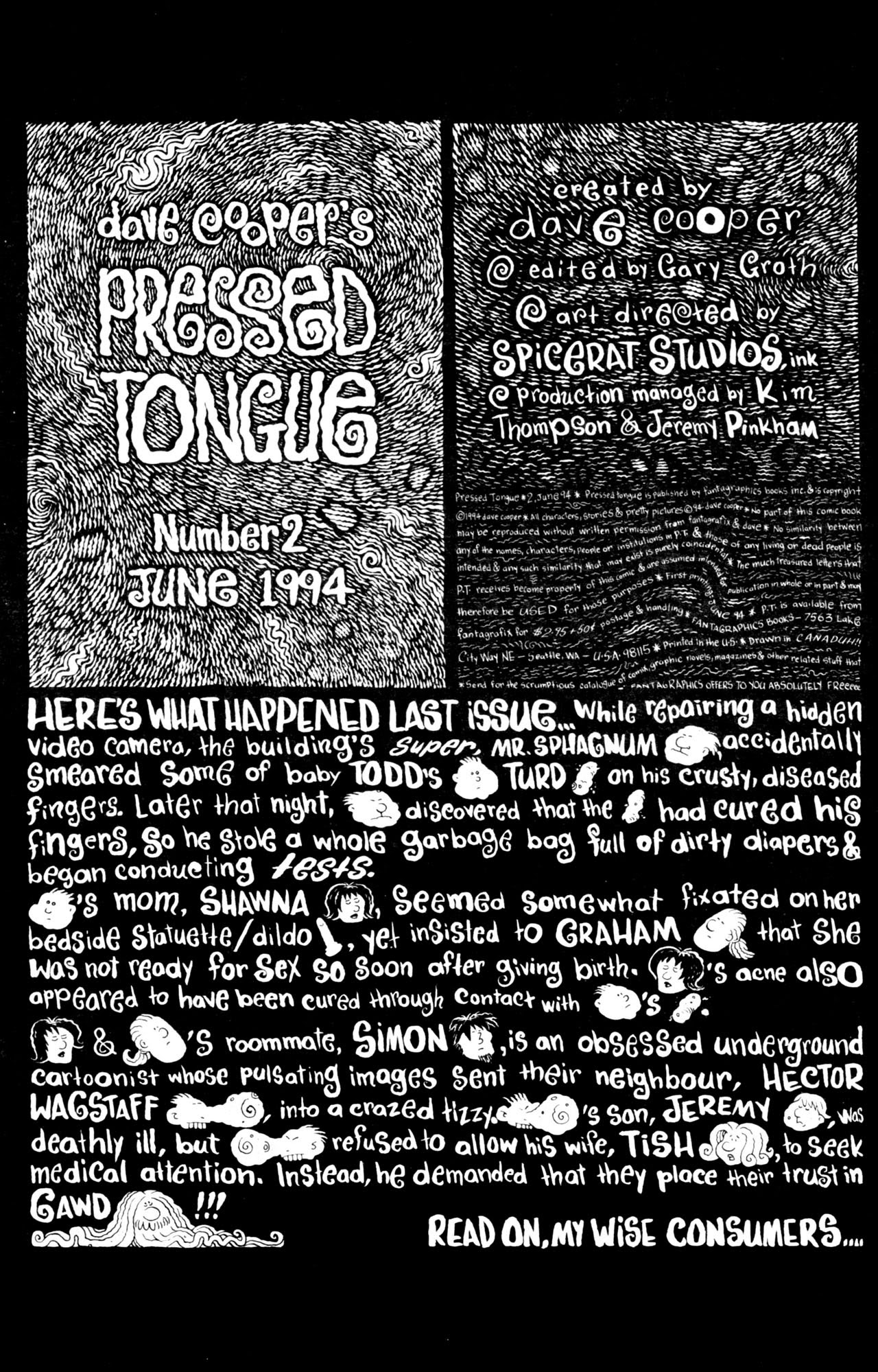 Read online Pressed Tongue comic -  Issue #2 - 2