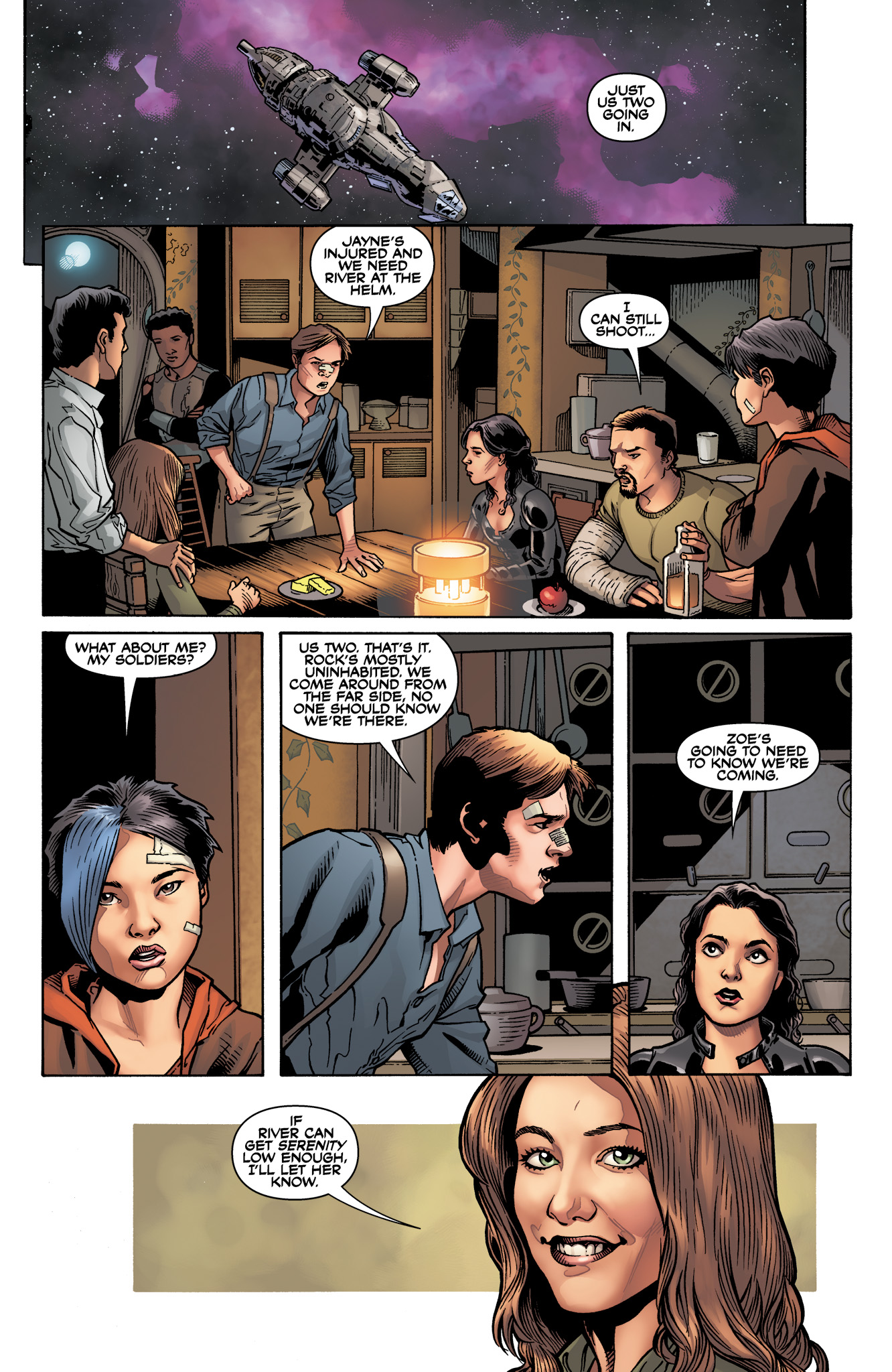 Read online Serenity: Firefly Class 03-K64  Leaves on the Wind comic -  Issue #6 - 7