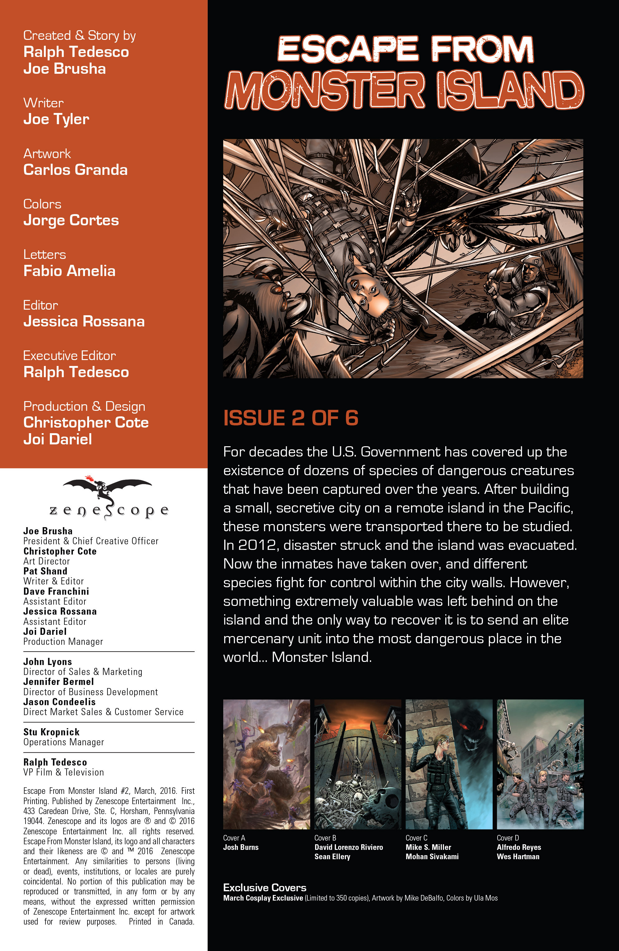 Read online Escape from Monster Island comic -  Issue #2 - 3