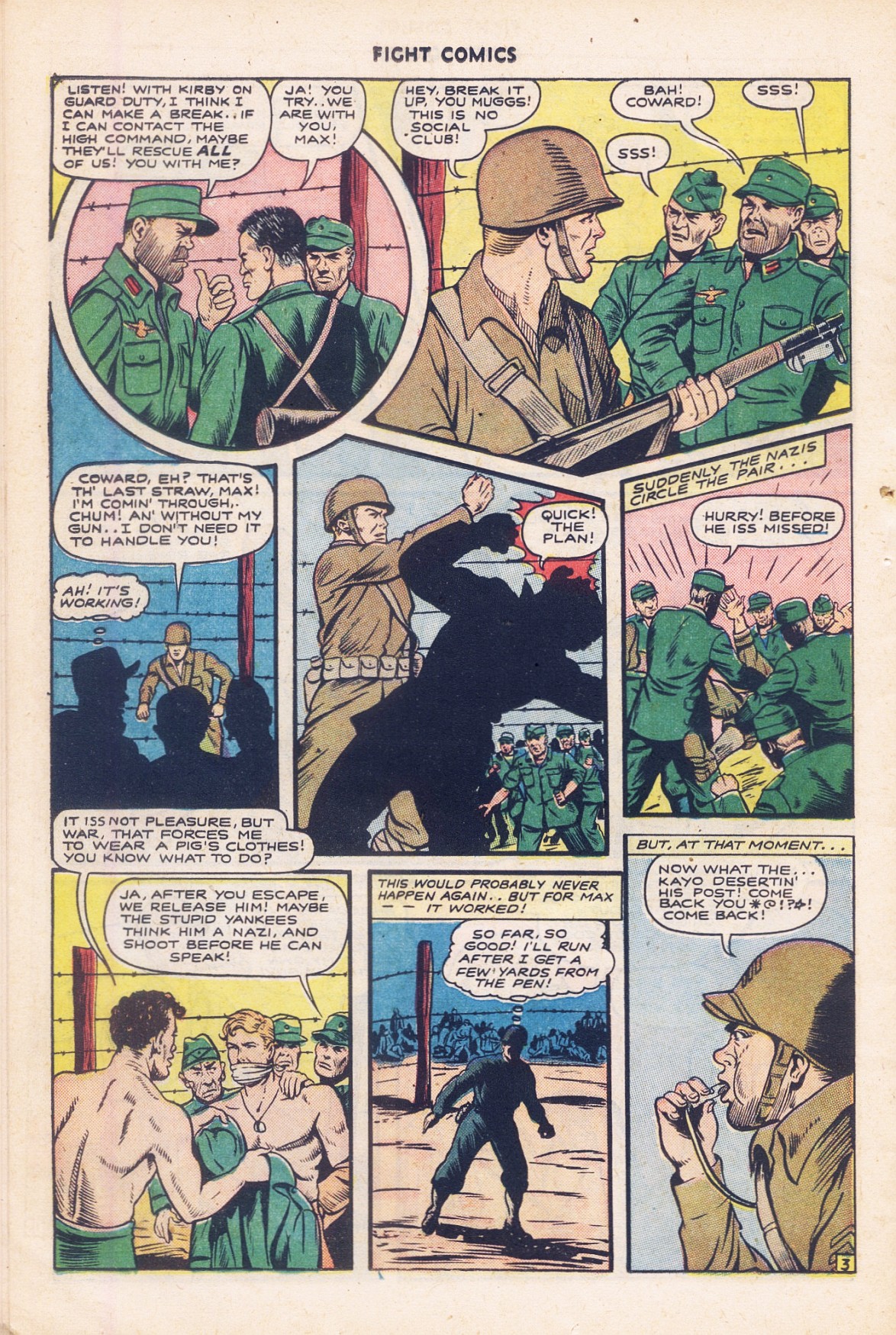 Read online Fight Comics comic -  Issue #37 - 38