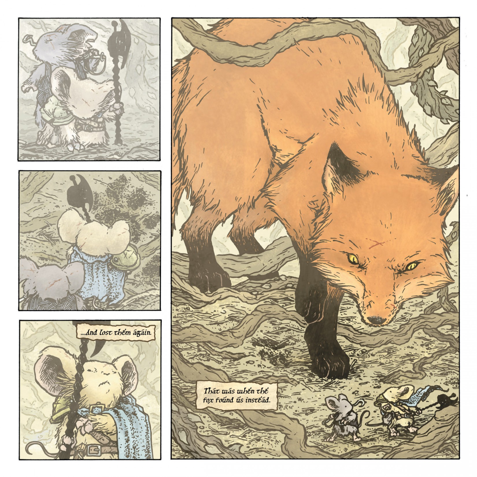 Read online Mouse Guard: The Black Axe comic -  Issue #4 - 13