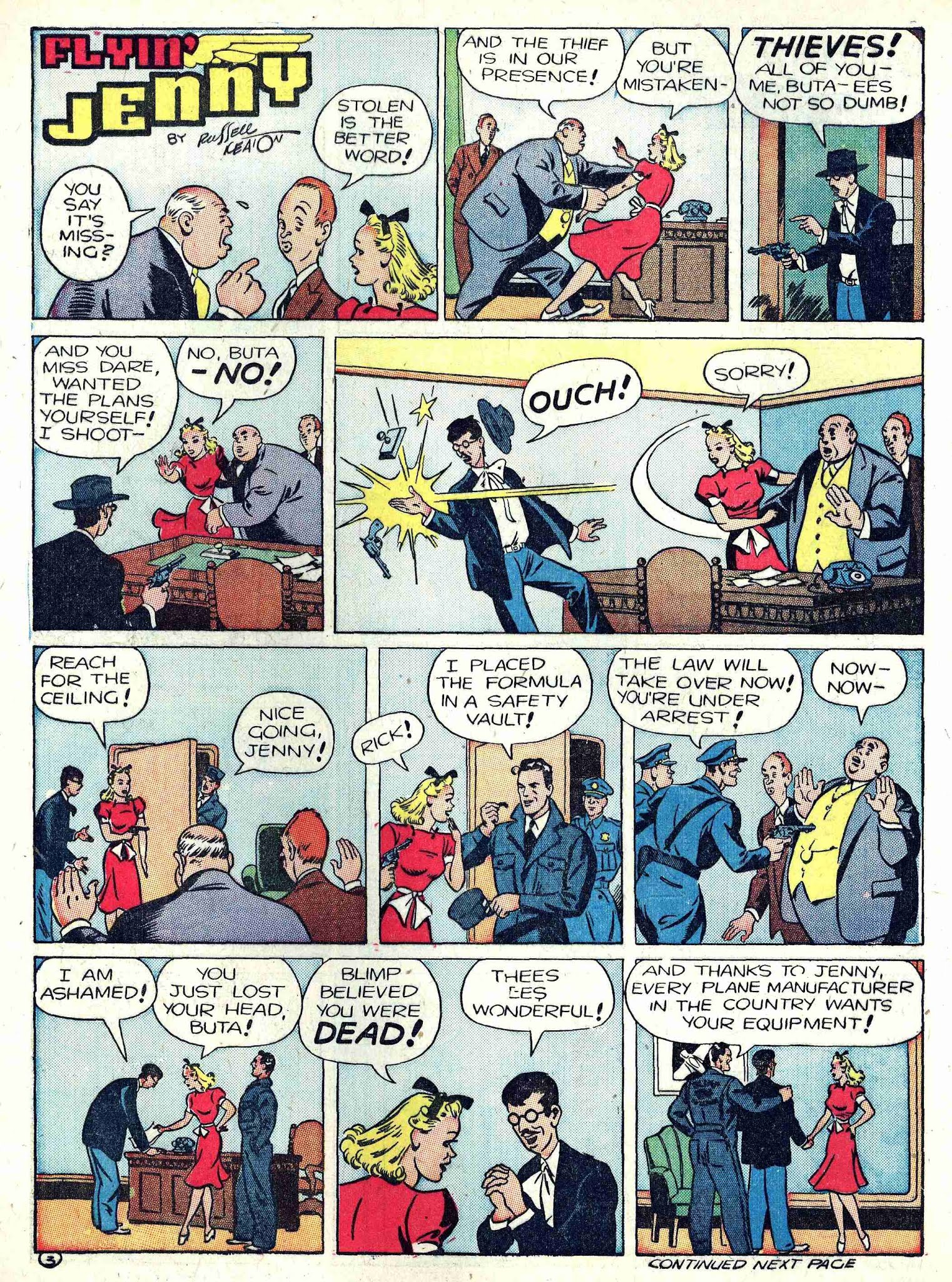 Read online Reg'lar Fellers Heroic Comics comic -  Issue #8 - 12