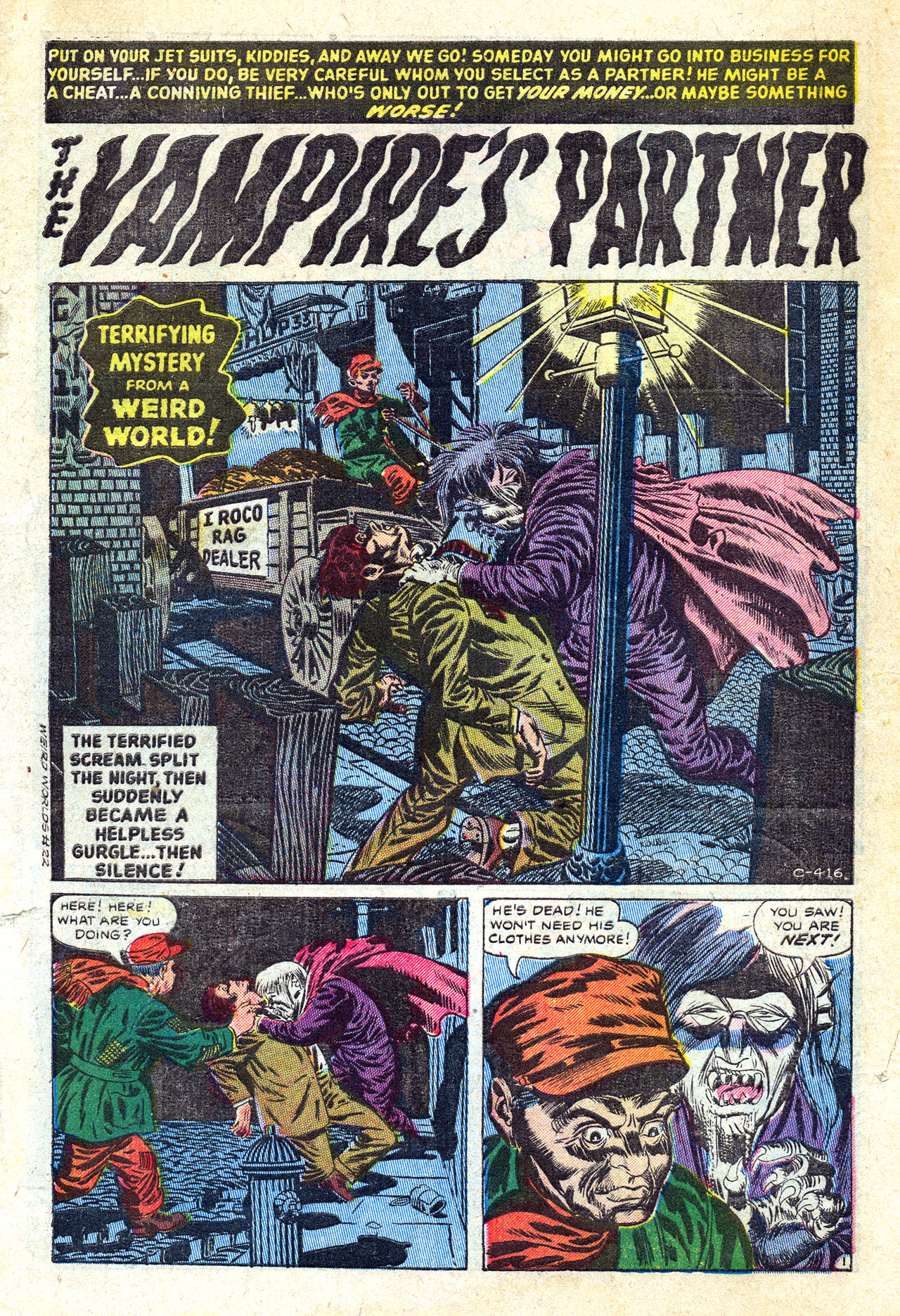 Read online Adventures into Weird Worlds comic -  Issue #22 - 2