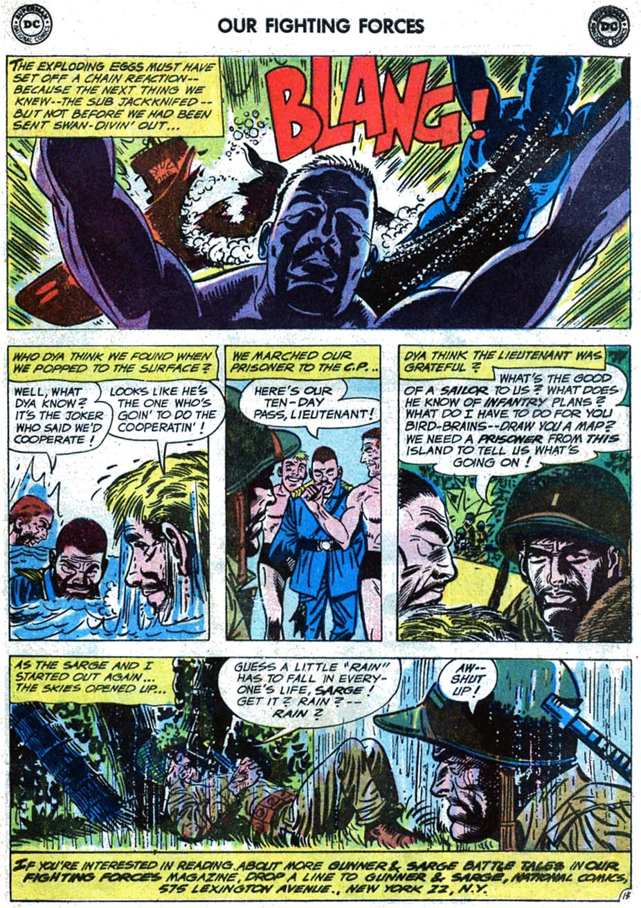 Read online Our Fighting Forces comic -  Issue #55 - 17
