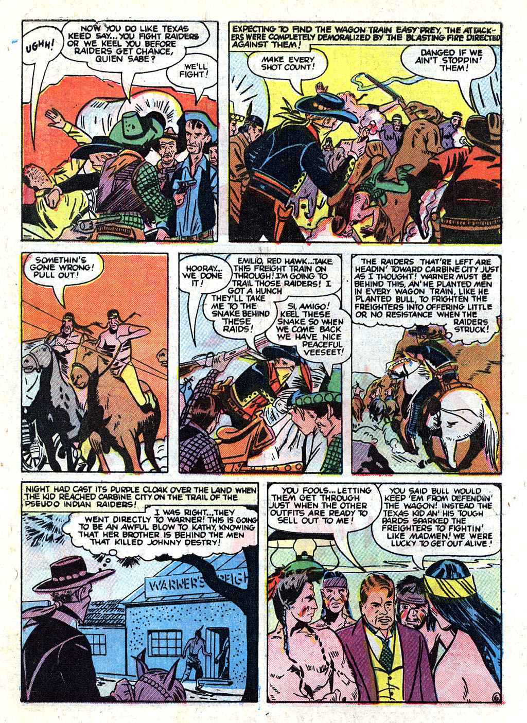Read online Texas Kid comic -  Issue #6 - 8
