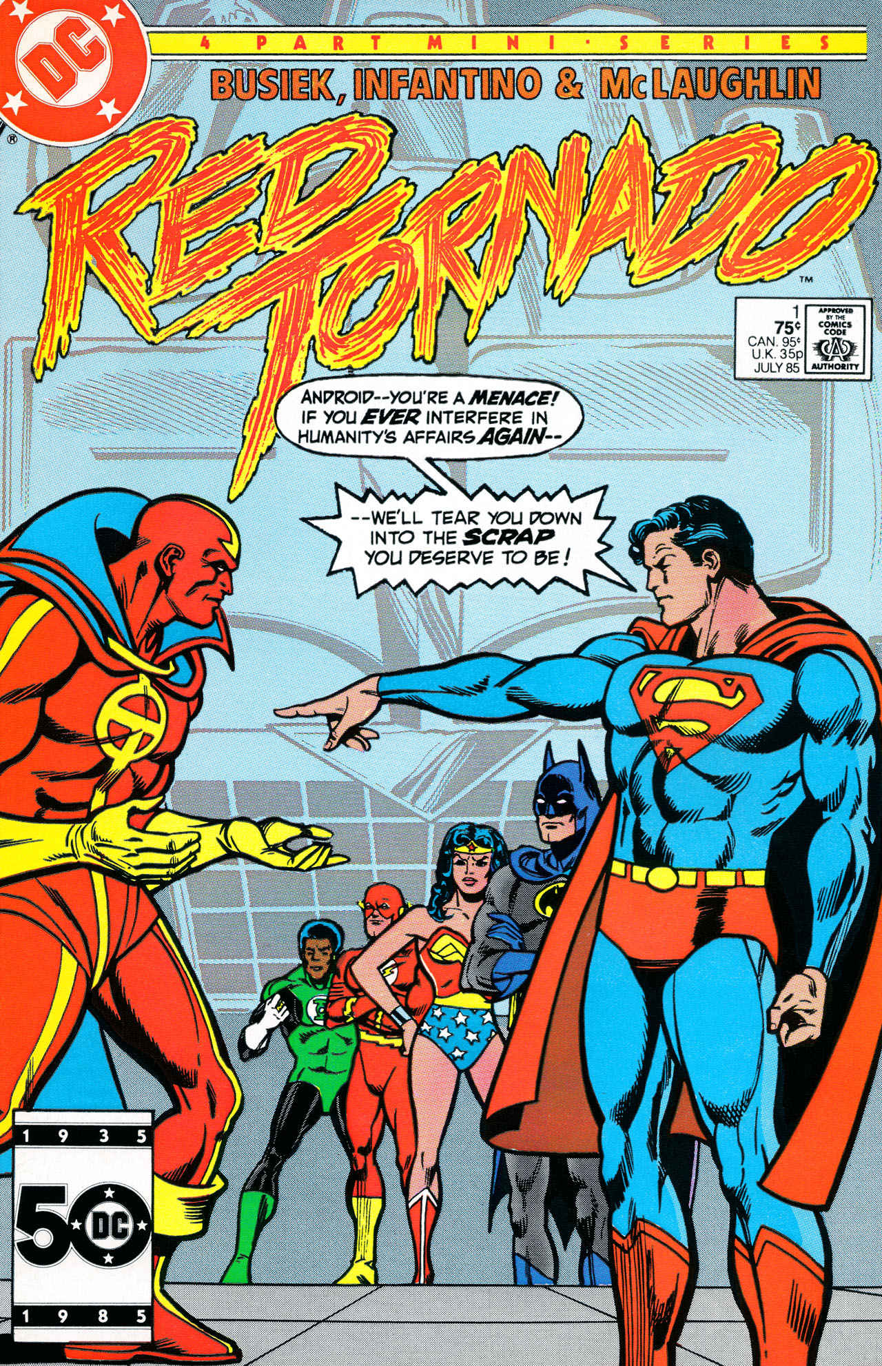 Read online Red Tornado (1985) comic -  Issue #1 - 1