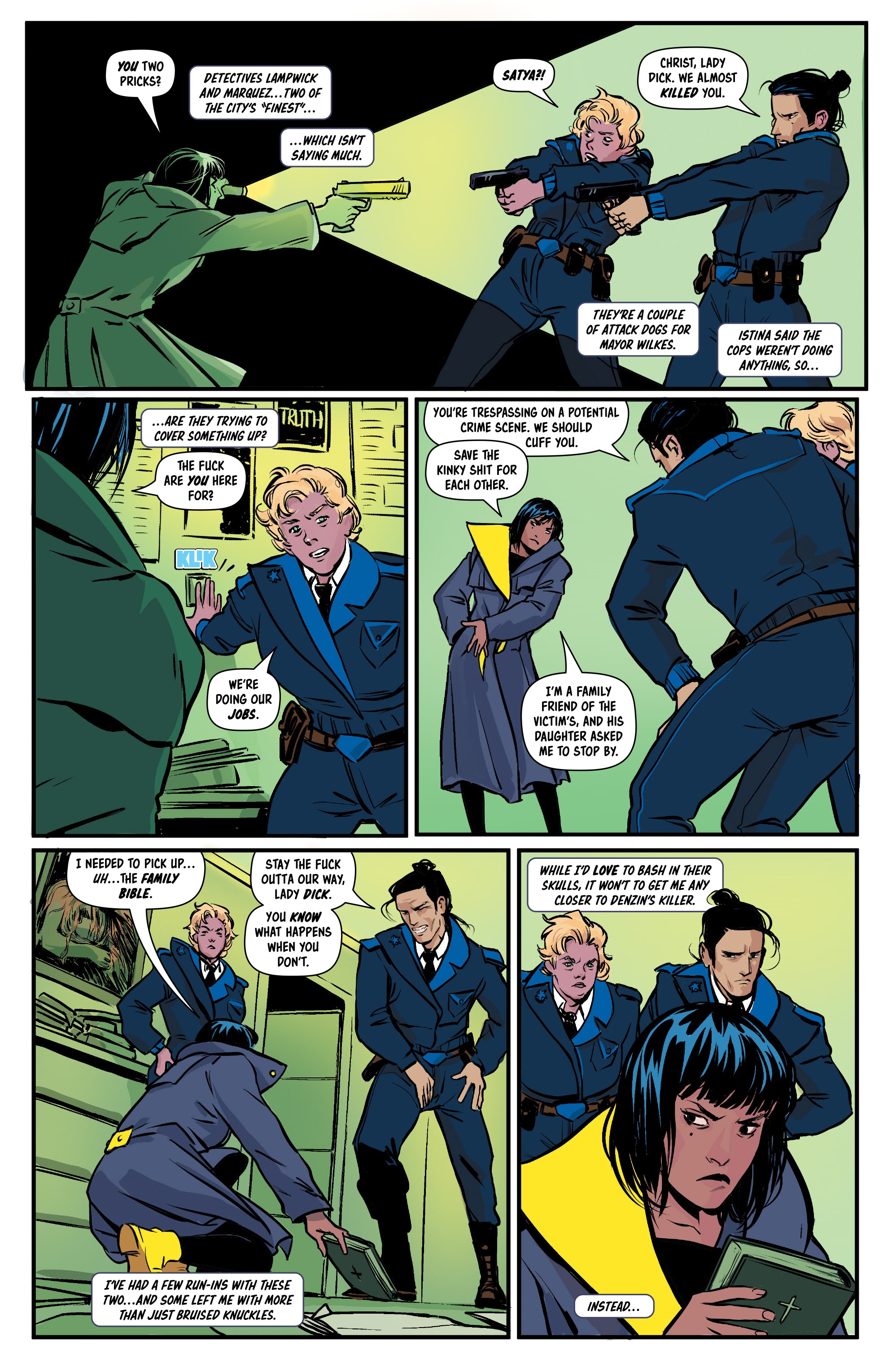 Read online Bylines in Blood comic -  Issue #1 - 17