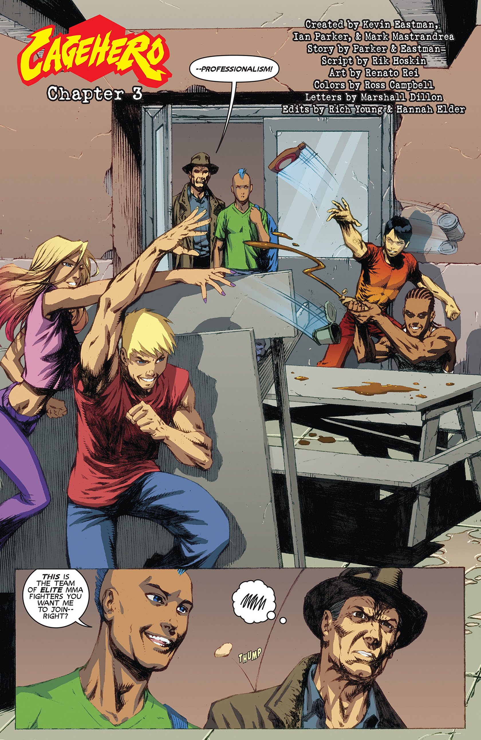 Read online Cage Hero comic -  Issue #3 - 4