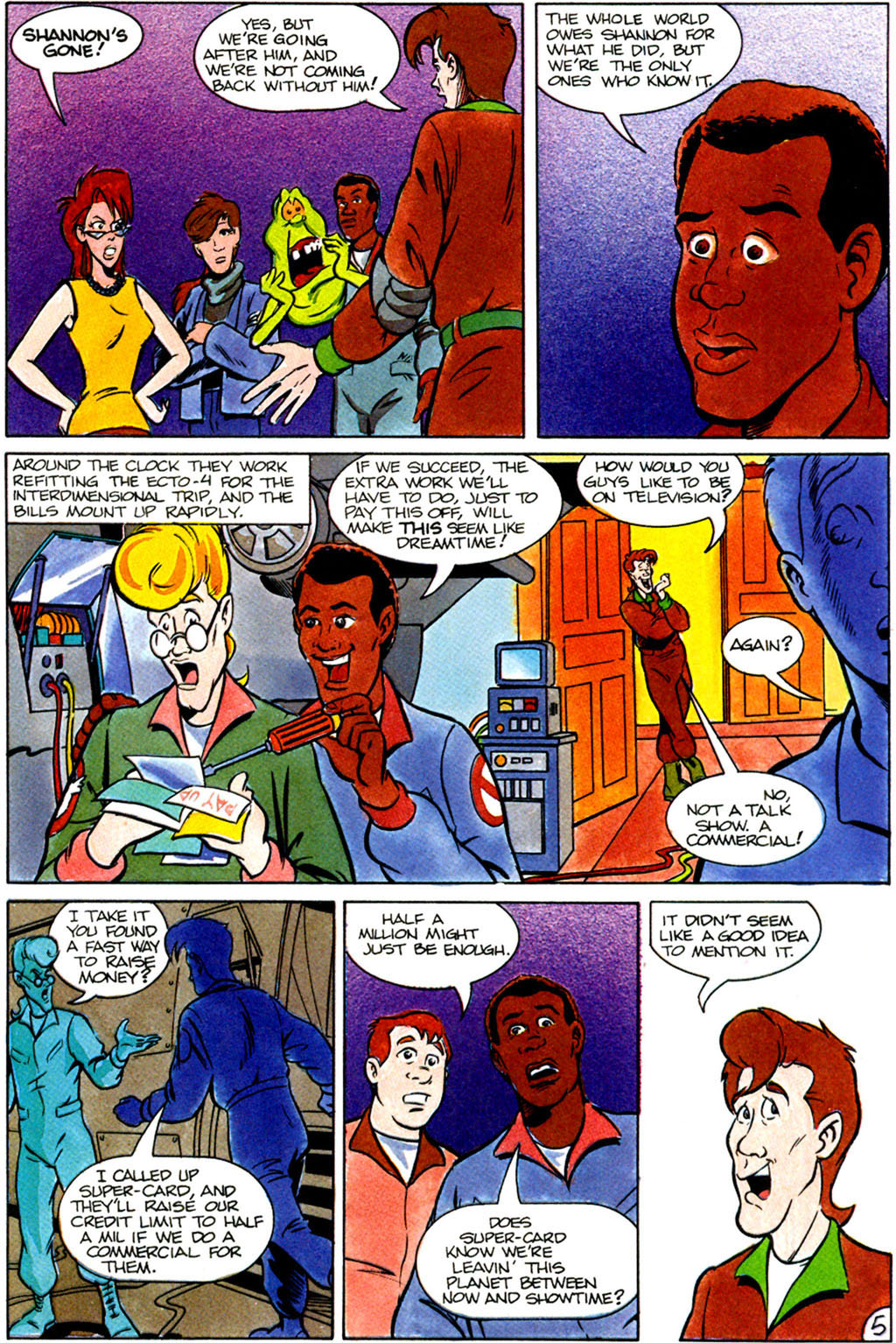 Read online Real Ghostbusters comic -  Issue #11 - 7