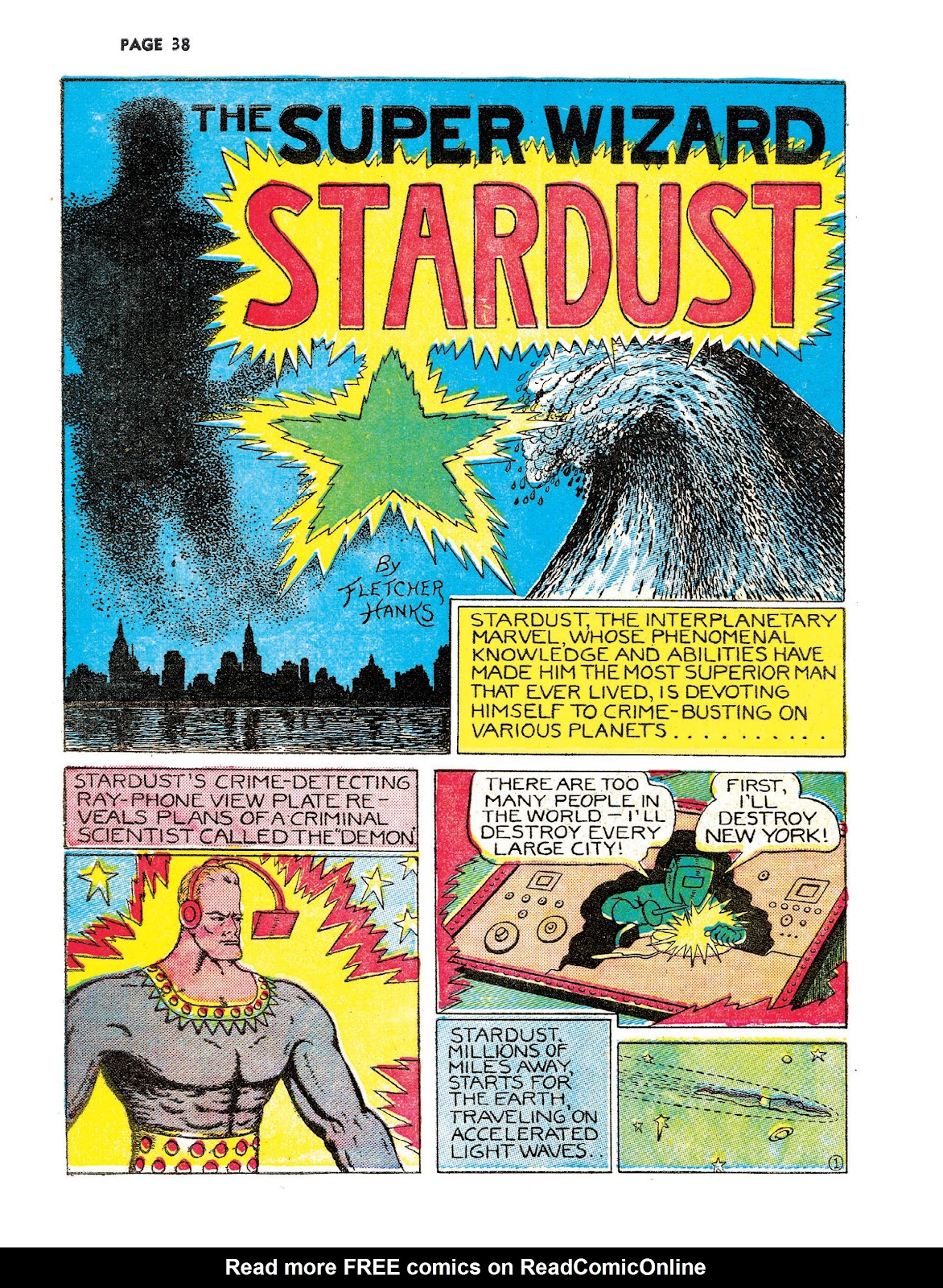 Turn Loose Our Death Rays and Kill Them All!: The Complete Works of Fletcher Hanks issue TPB (Part 1) - Page 68