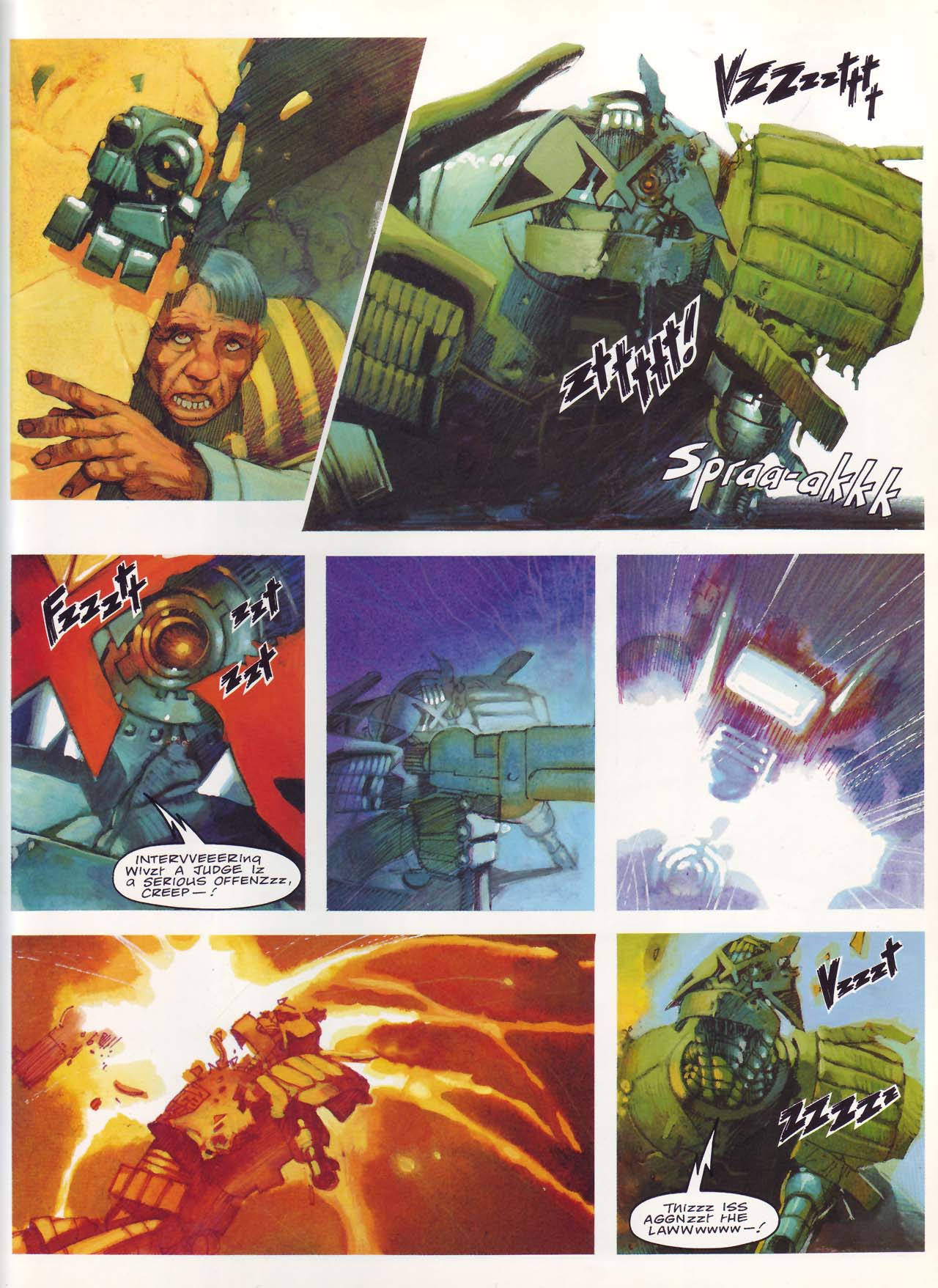 Read online Judge Dredd: Mechanismo comic -  Issue # TPB - 58