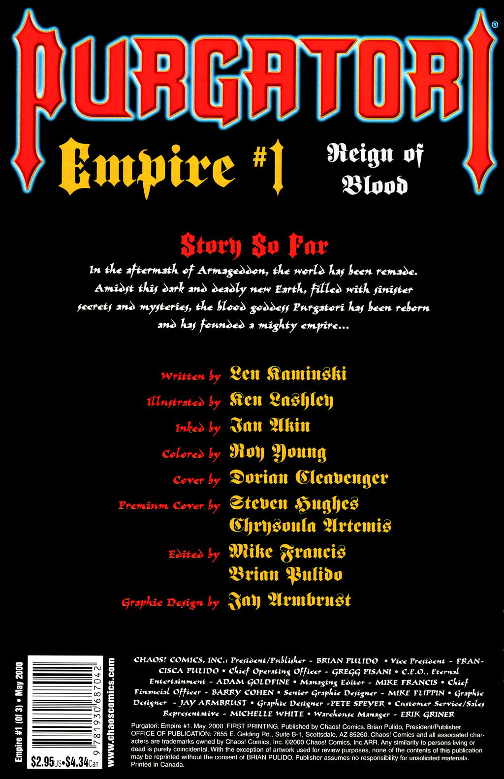 Read online Purgatori: Empire comic -  Issue #1 - 2