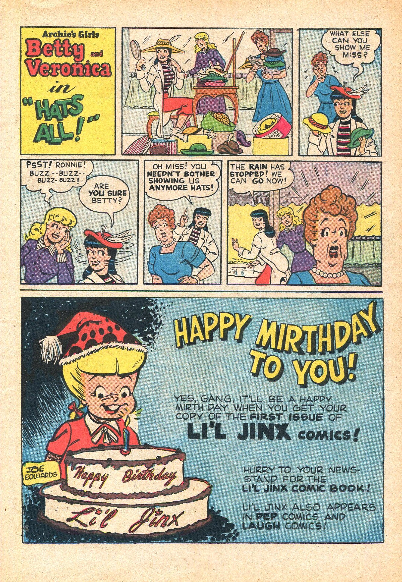 Read online Archie's Joke Book Magazine comic -  Issue #25 - 19