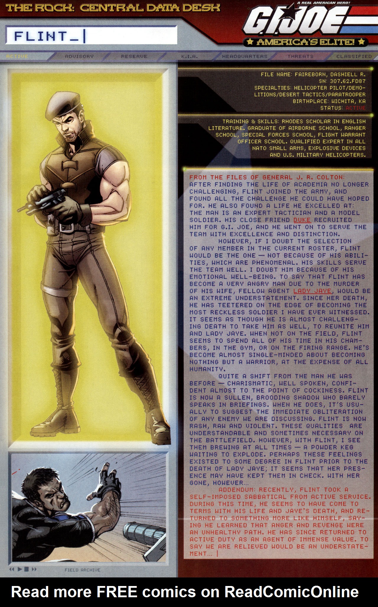 Read online G.I. Joe: Data Desk Handbook comic -  Issue #2 - 24