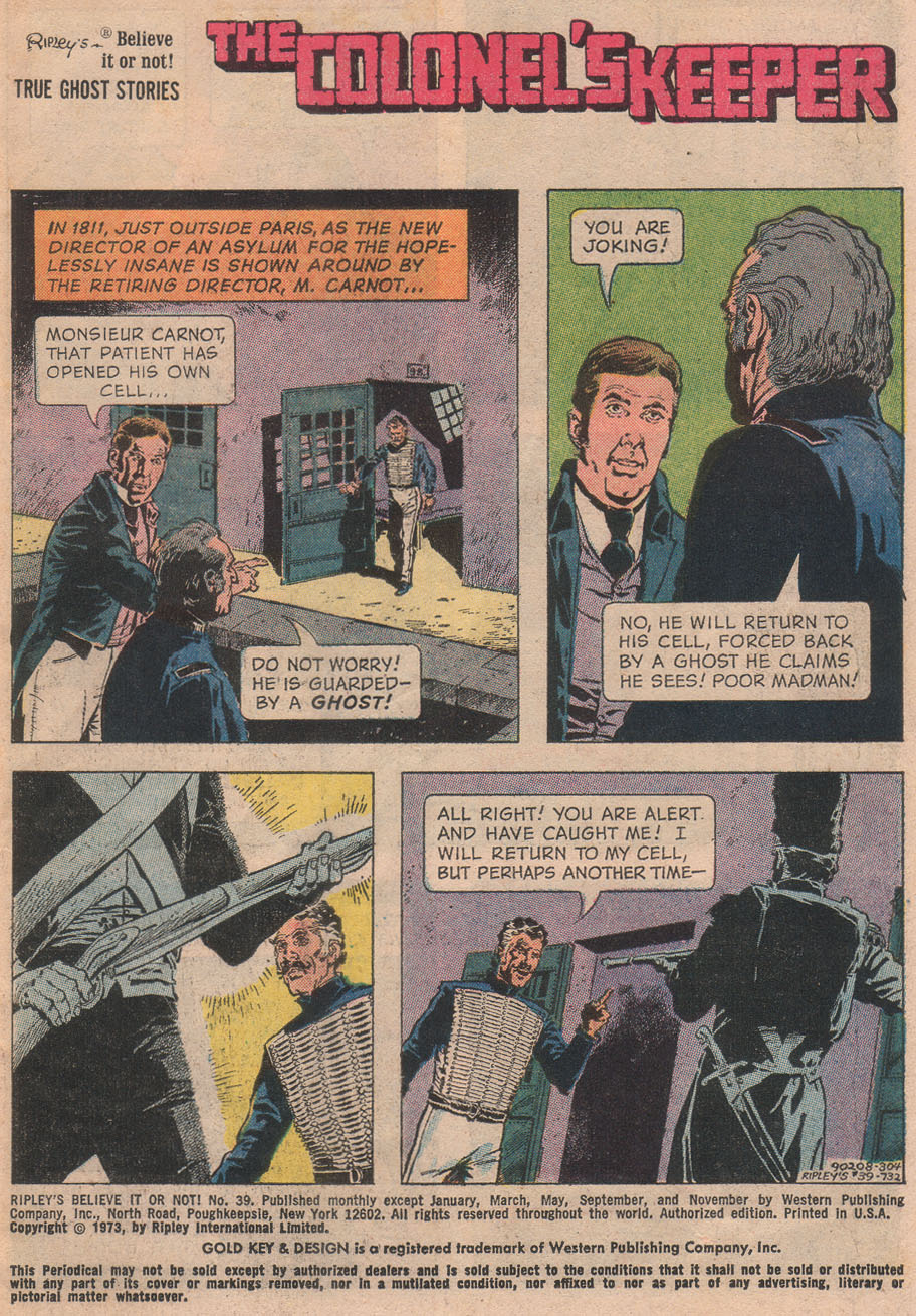 Read online Ripley's Believe it or Not! (1965) comic -  Issue #39 - 3