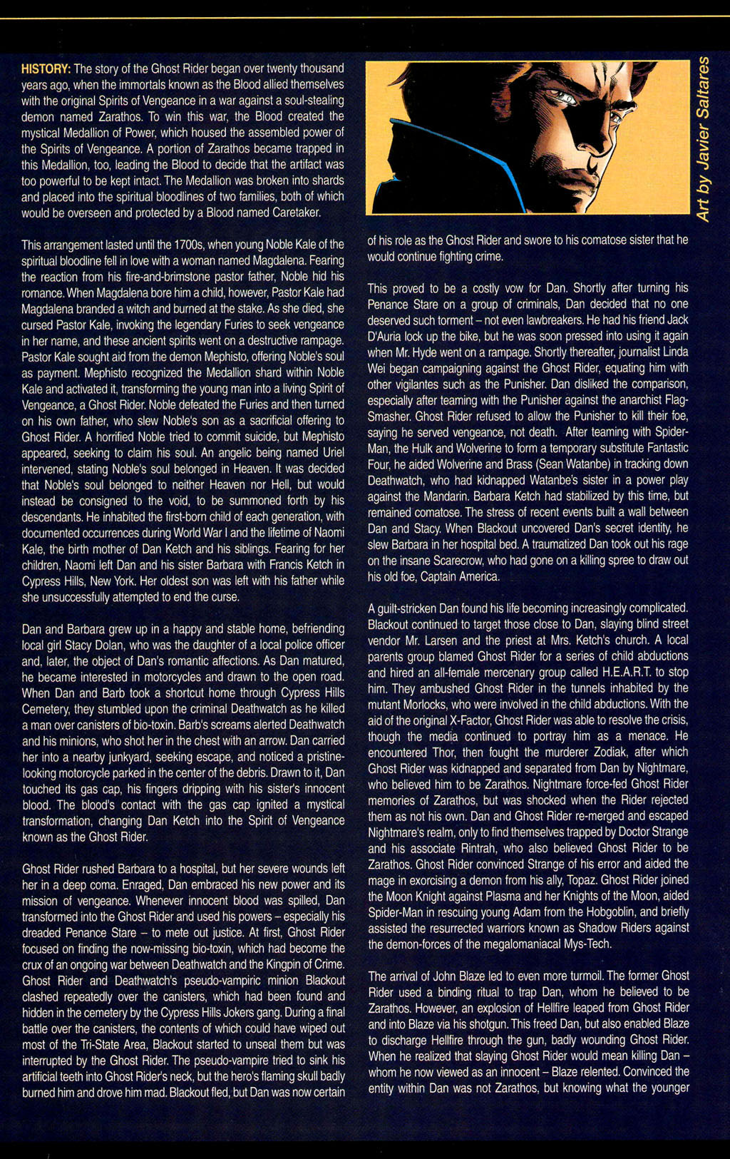 Read online The Official Handbook of the Marvel Universe: Marvel Knights comic -  Issue # Full - 28