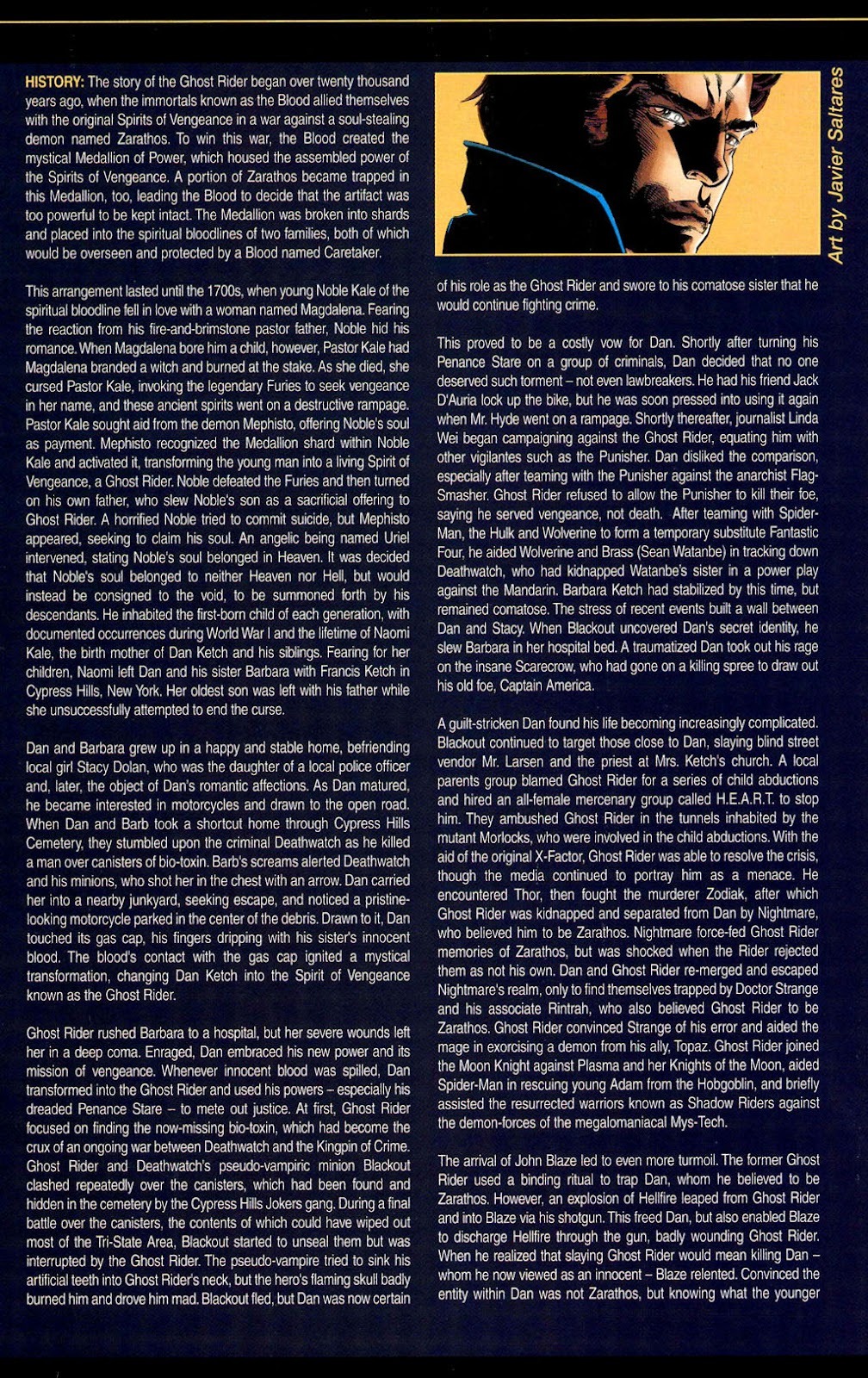 The Official Handbook of the Marvel Universe: Marvel Knights issue Full - Page 28