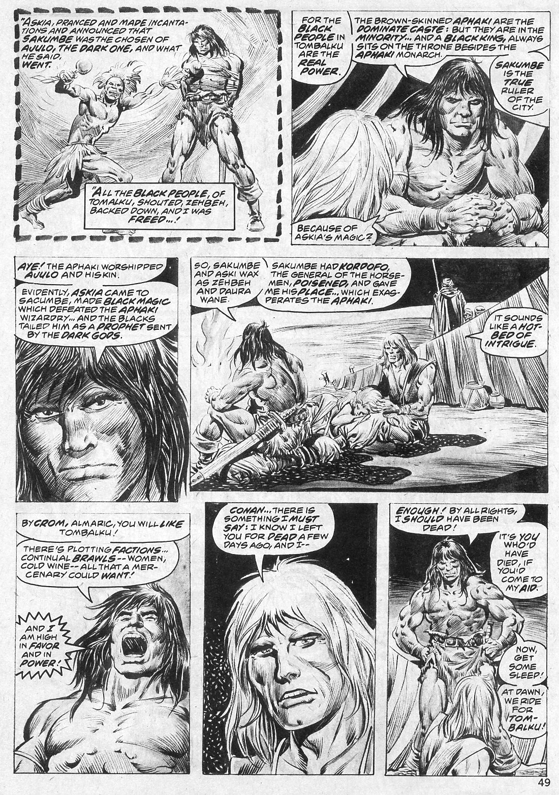 The Savage Sword Of Conan issue 21 - Page 49