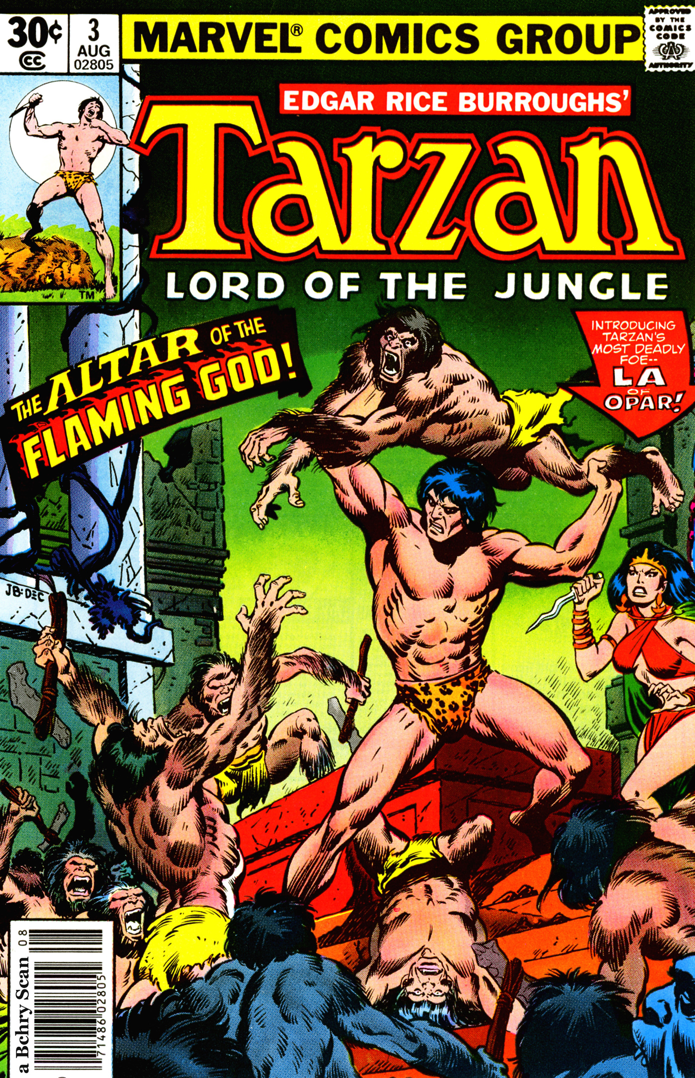 Read online Tarzan (1977) comic -  Issue #3 - 1