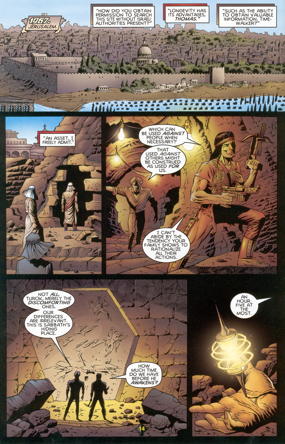 Read online Turok / Timewalker: Seventh Sabbath comic -  Issue #2 - 13