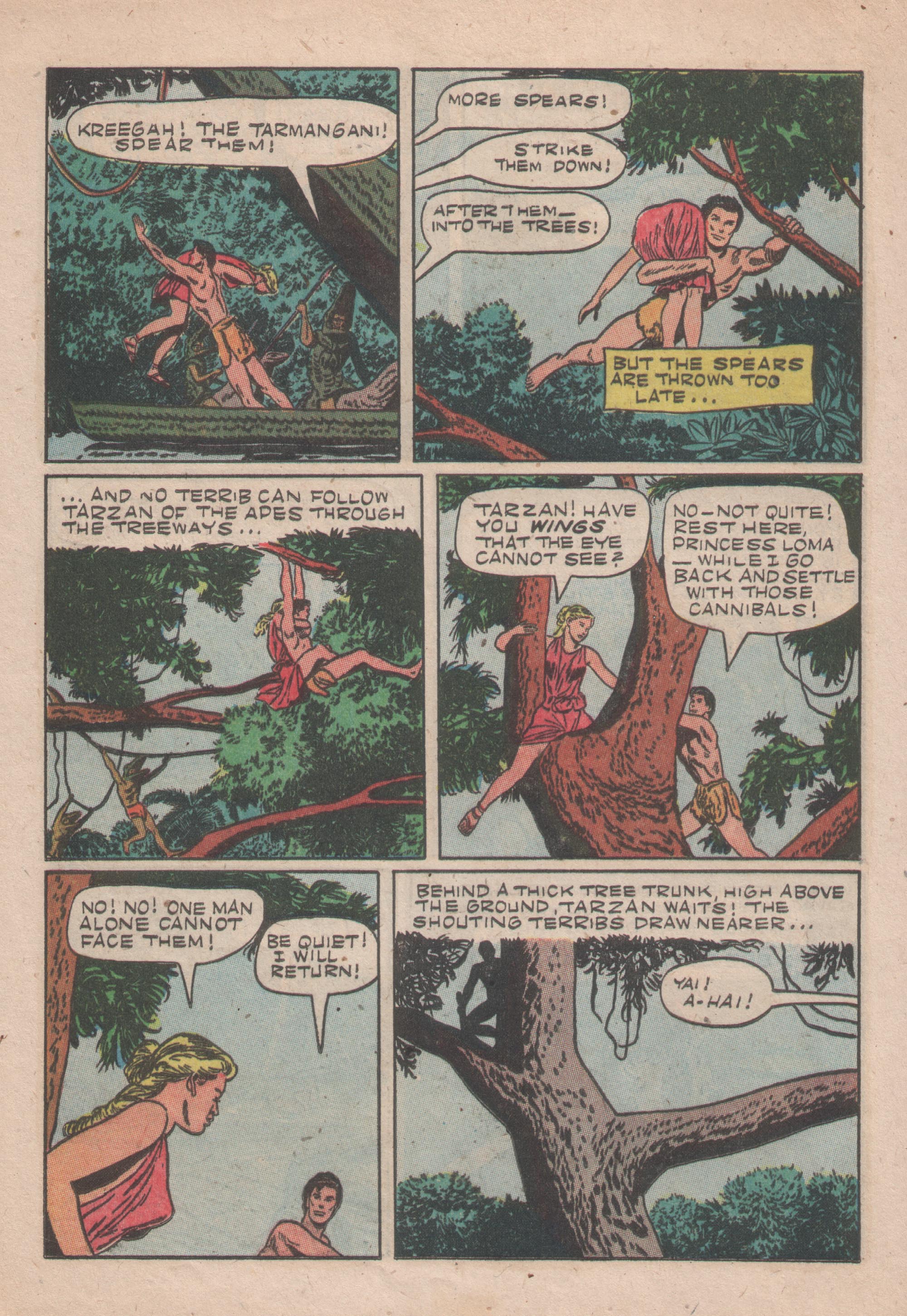 Read online Tarzan (1948) comic -  Issue #34 - 24