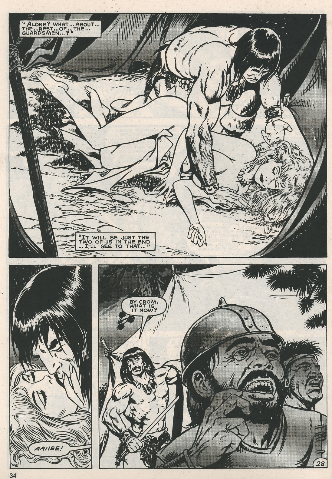 Read online The Savage Sword Of Conan comic -  Issue #118 - 33
