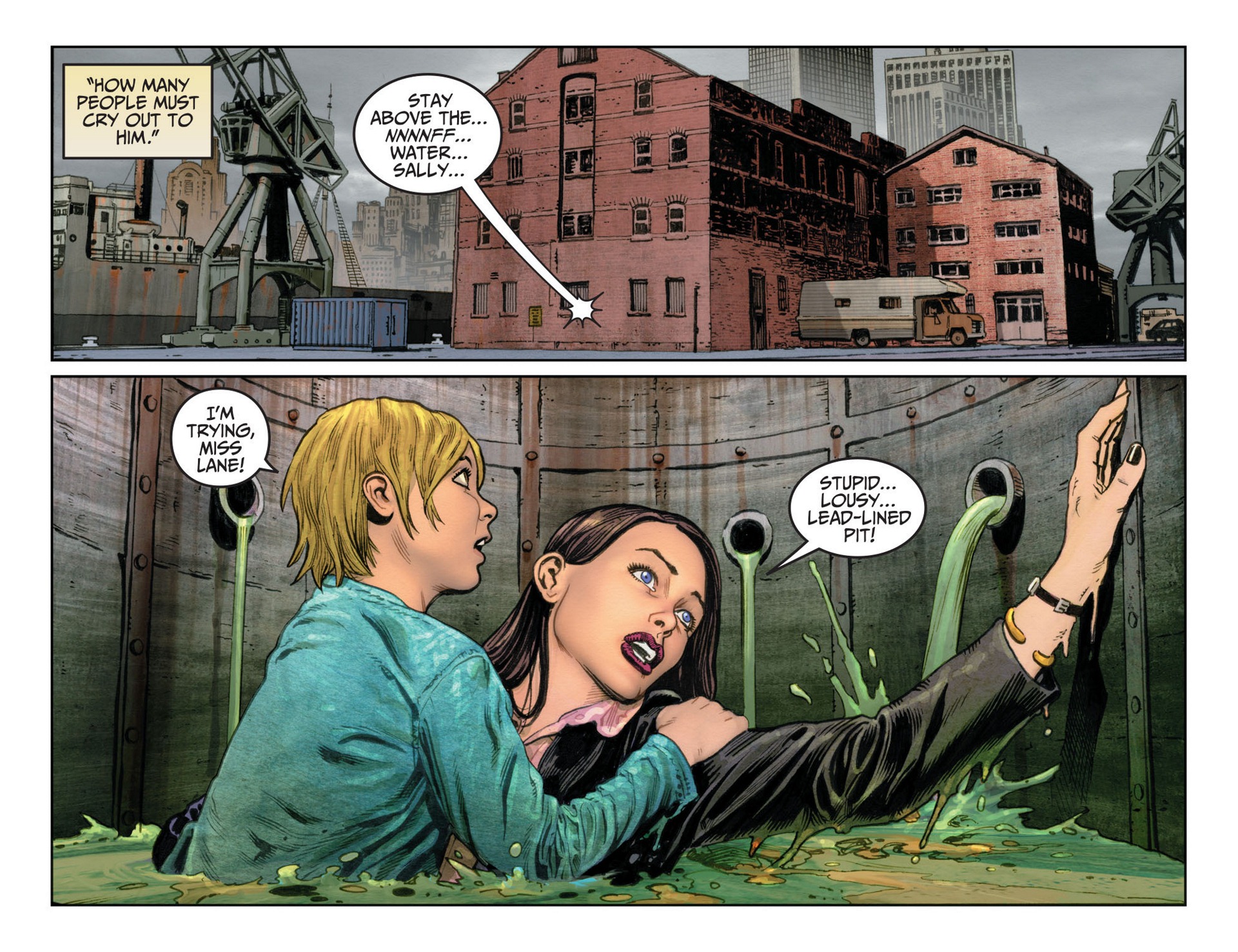 Read online Adventures of Superman [I] comic -  Issue #12 - 13