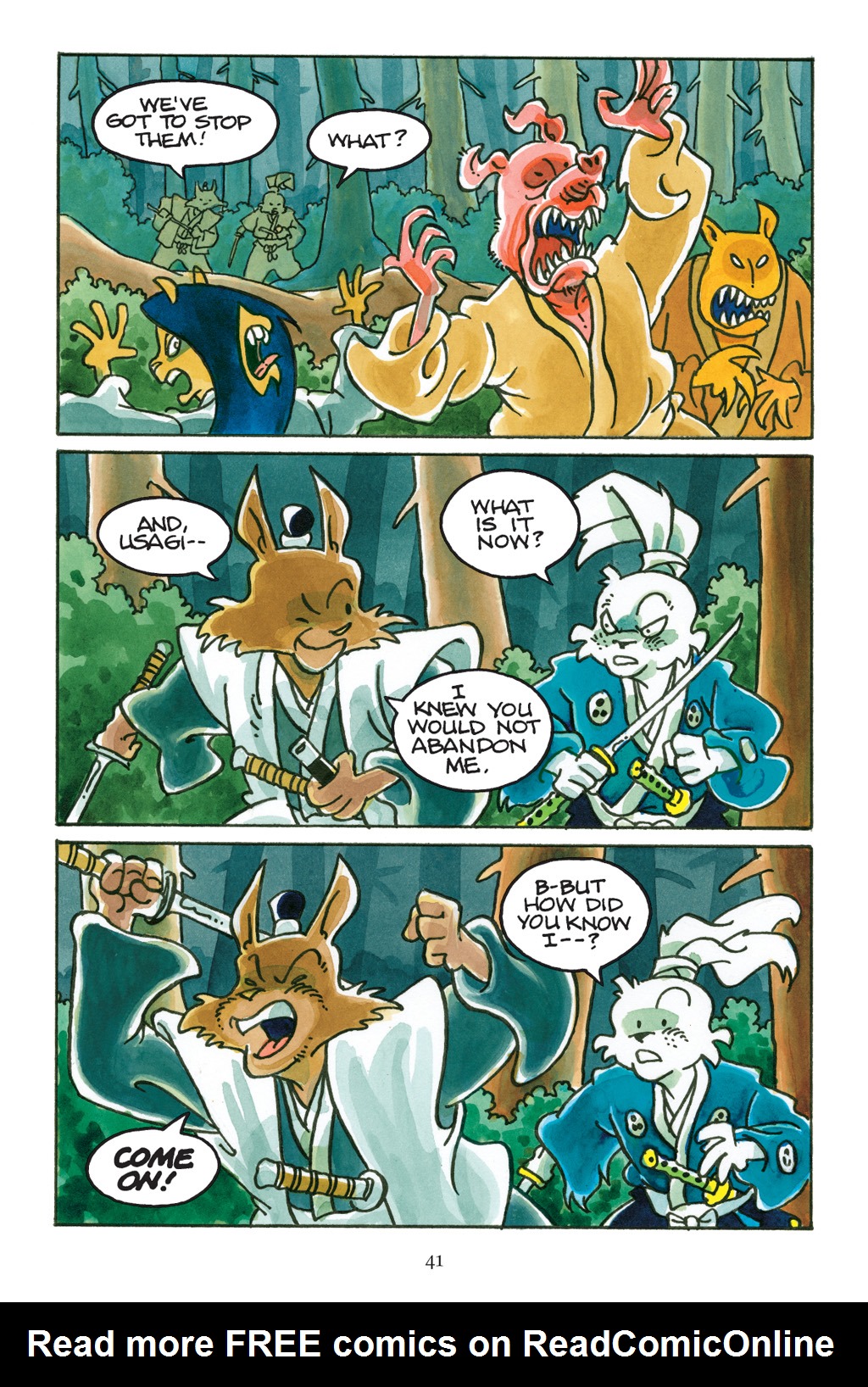 Read online Usagi Yojimbo: Yokai comic -  Issue # Full - 39
