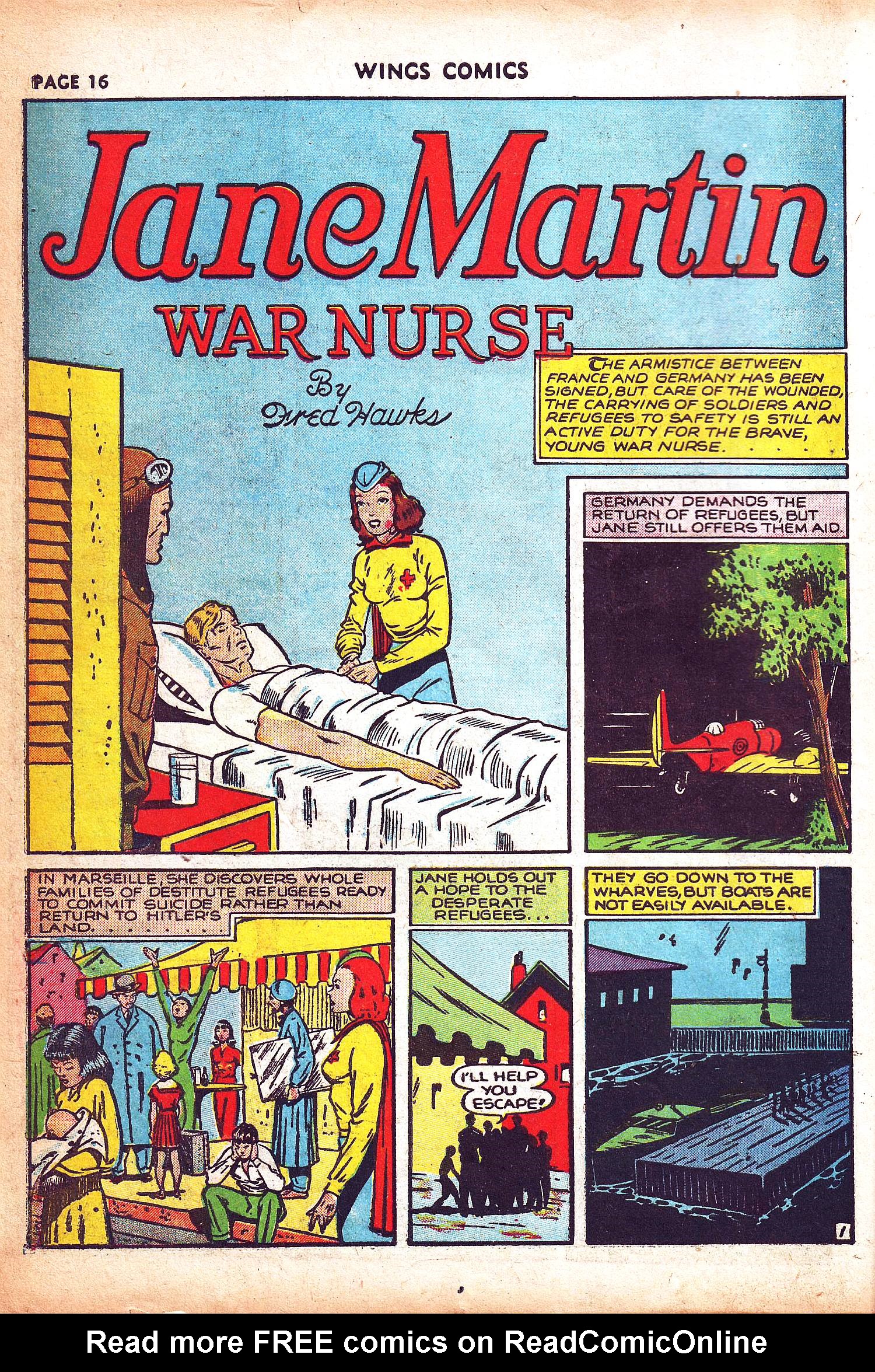 Read online Wings Comics comic -  Issue #3 - 18