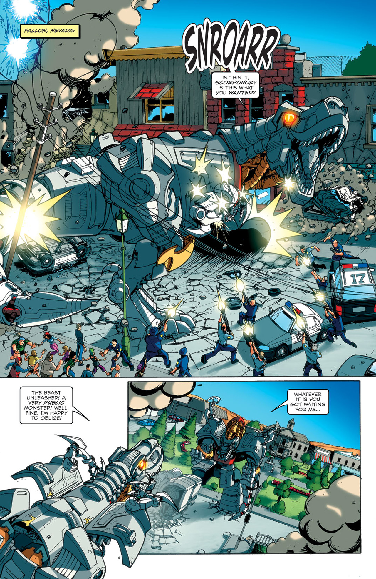 Read online The Transformers: Maximum Dinobots comic -  Issue #2 - 8