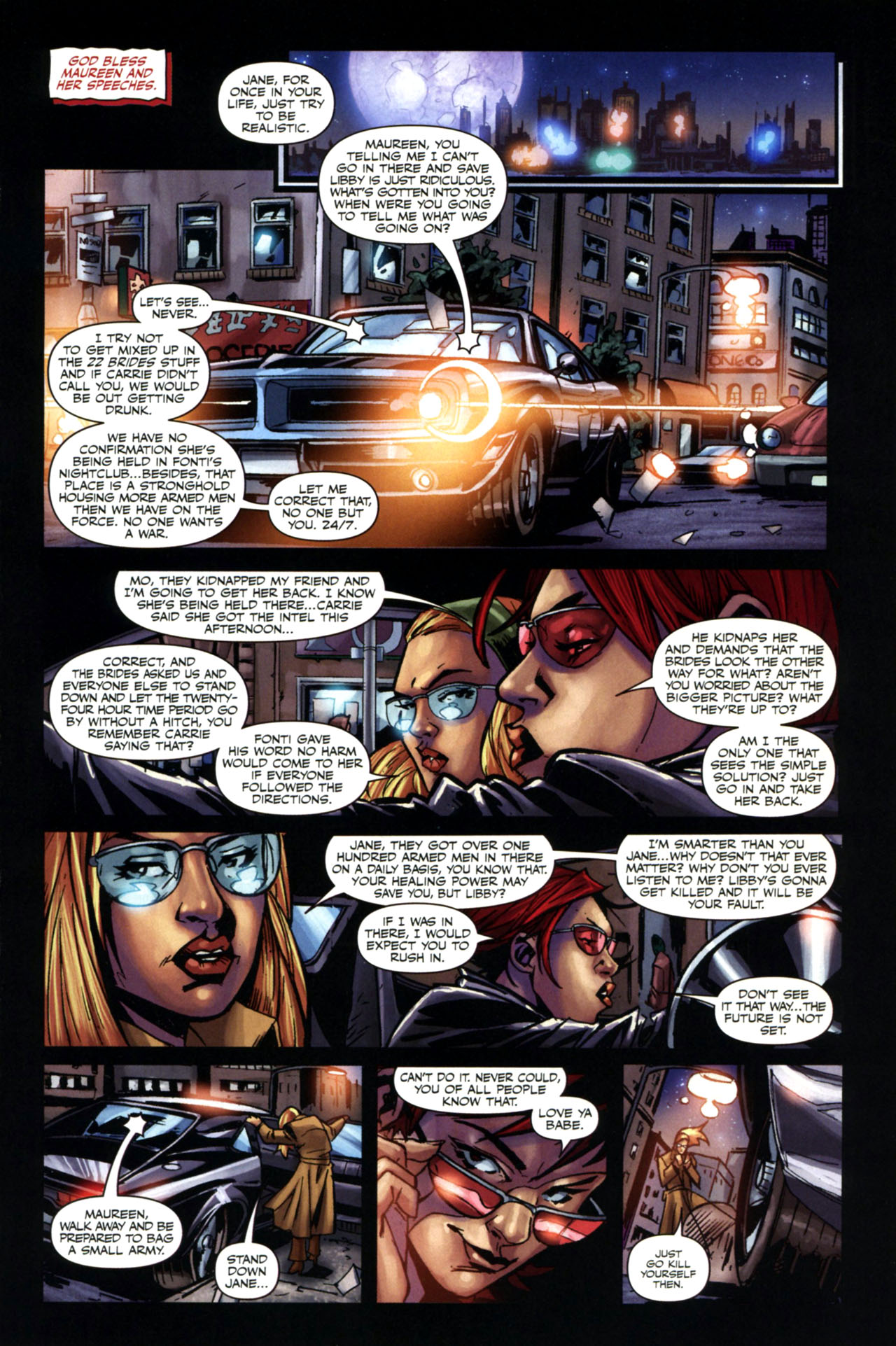 Read online Painkiller Jane Vs. Terminator comic -  Issue #1 - 13