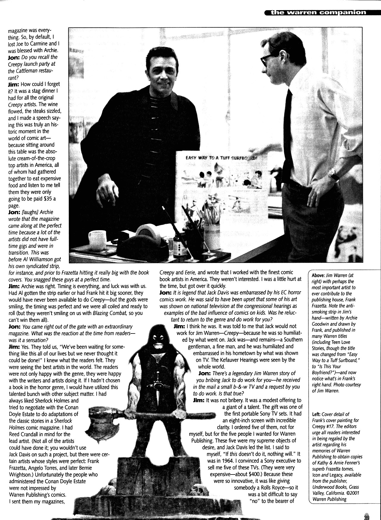 Read online Warren Companion comic -  Issue # TPB (Part 1) - 39