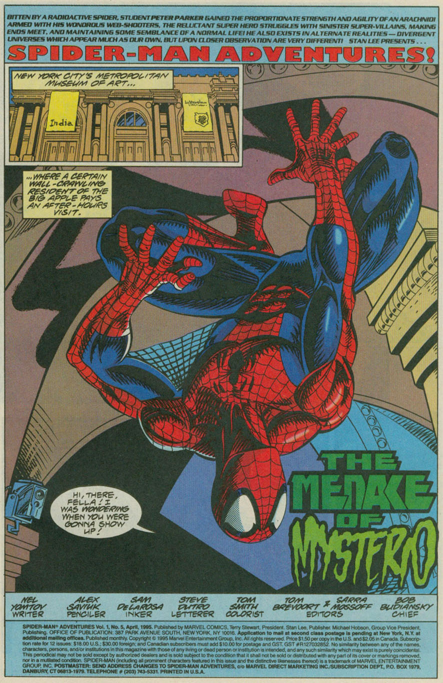 Read online Spider-Man Adventures comic -  Issue #5 - 2