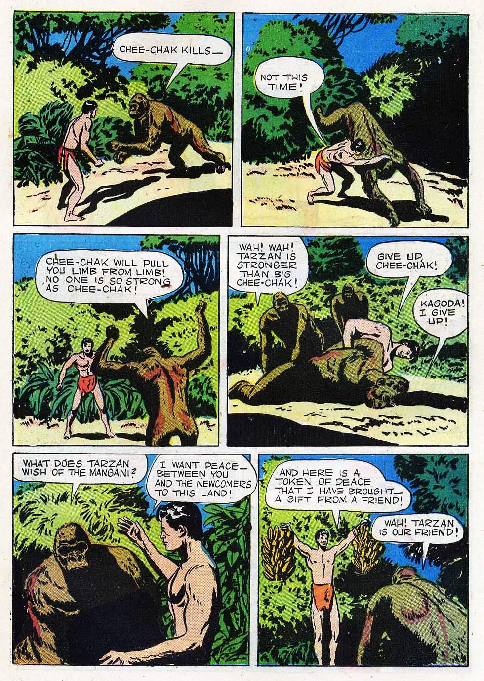 Read online Tarzan (1948) comic -  Issue #12 - 25