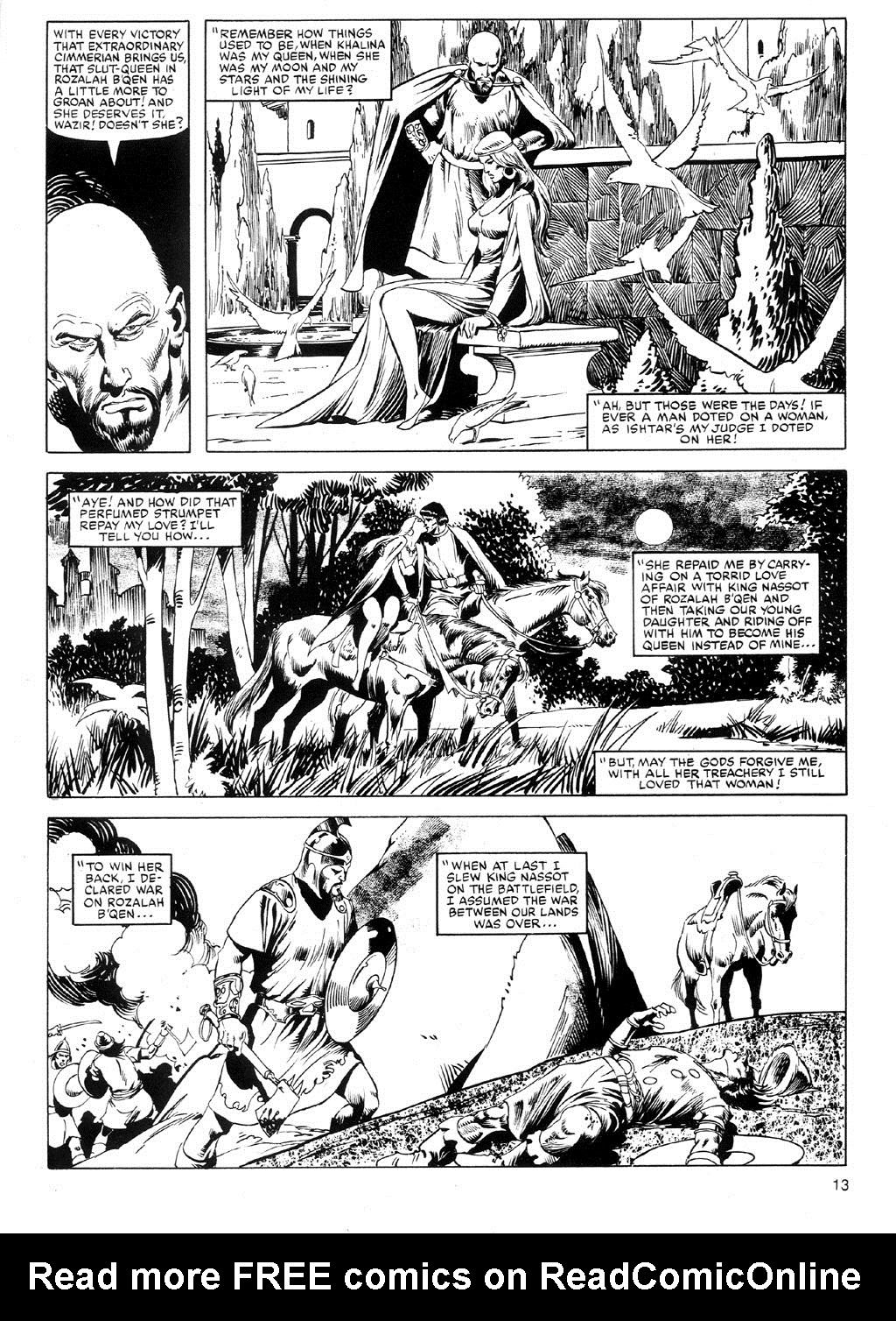 Read online The Savage Sword Of Conan comic -  Issue #91 - 12