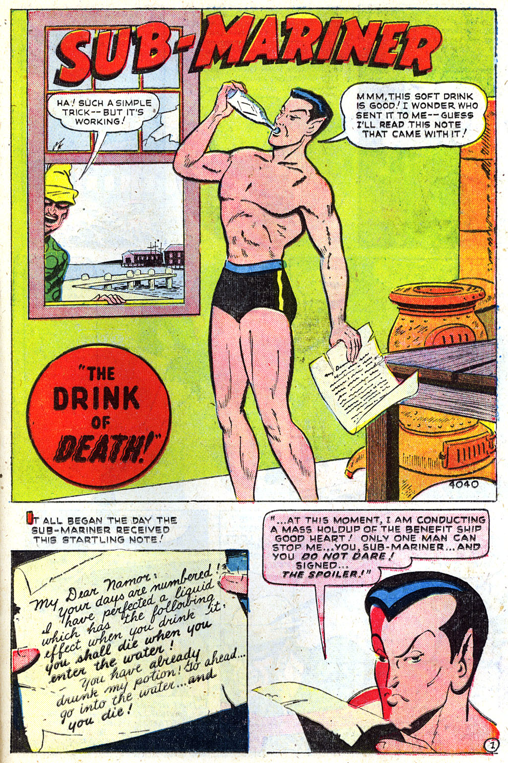 Read online Sub-Mariner Comics comic -  Issue #31 - 24