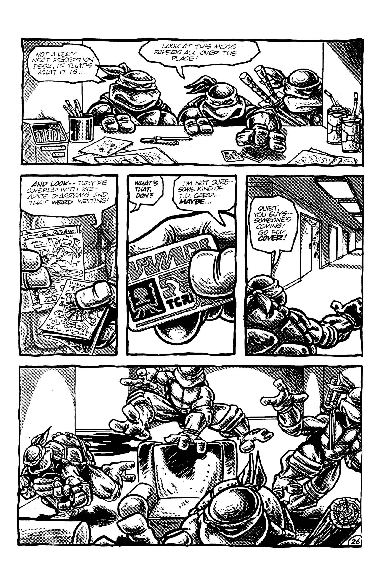 Read online Teenage Mutant Ninja Turtles (1984) comic -  Issue #4 - 26