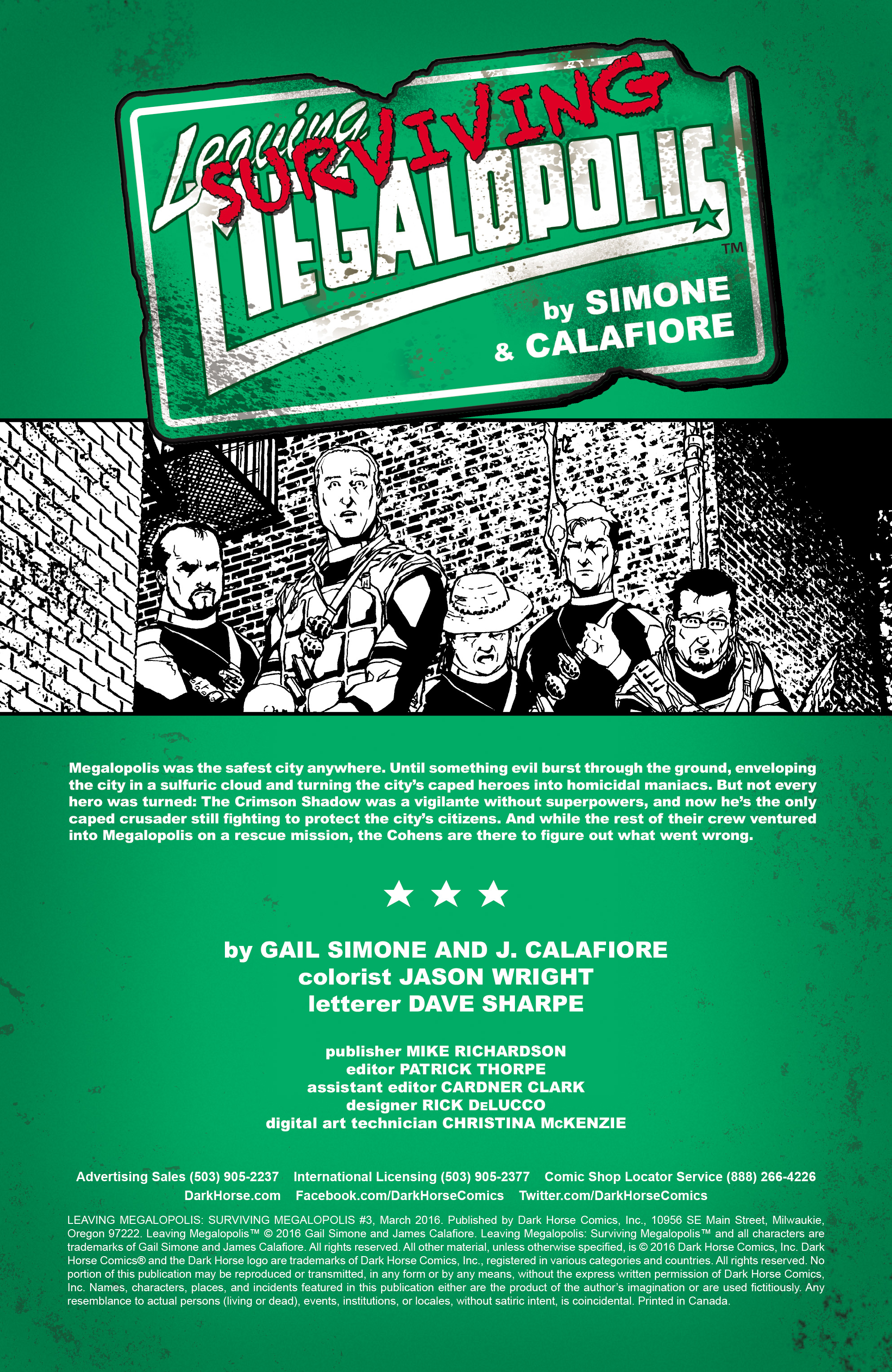 Read online Leaving Megalopolis: Surviving Megalopolis comic -  Issue #3 - 2