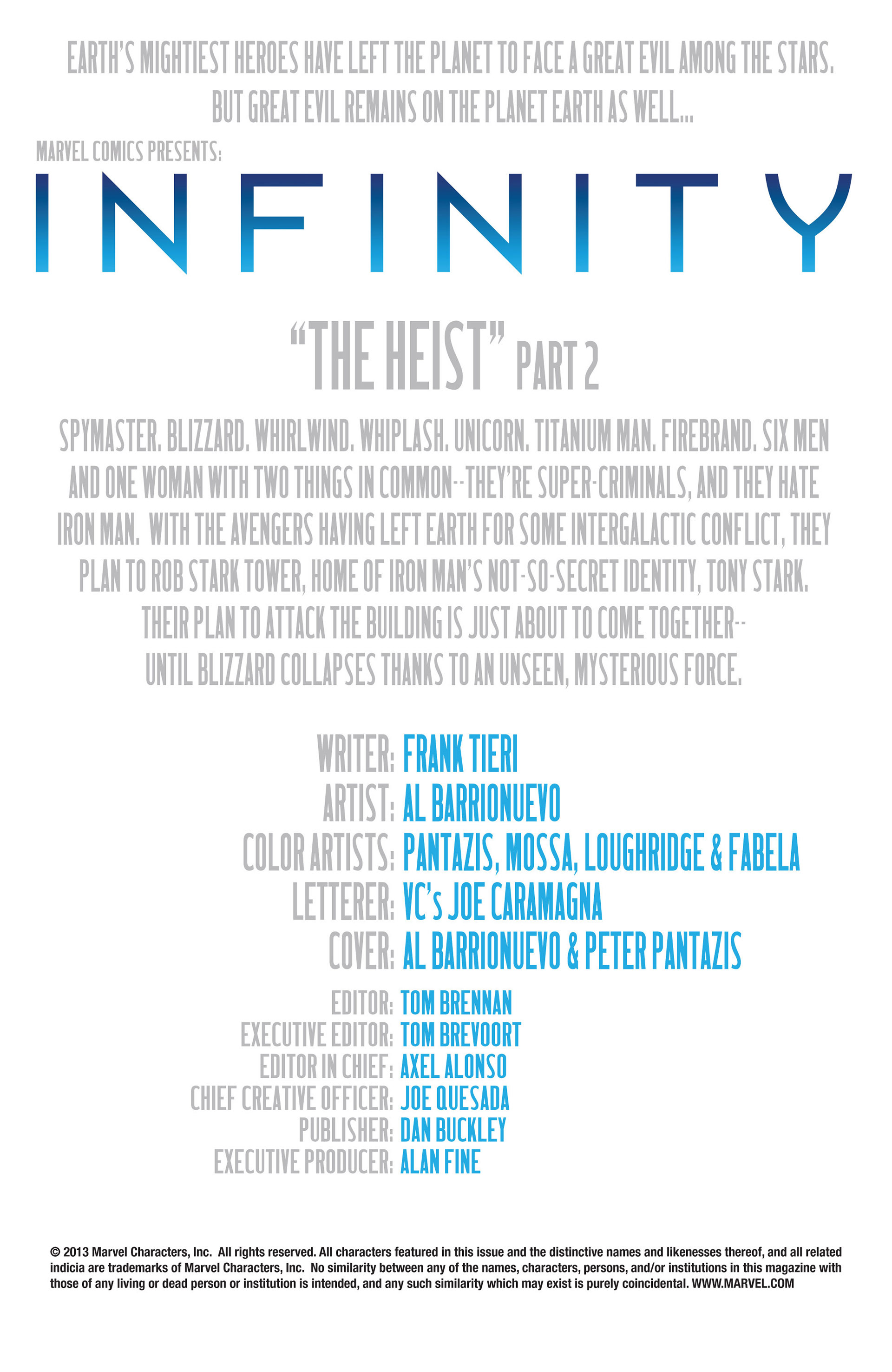 Read online Infinity: Heist comic -  Issue #2 - 2