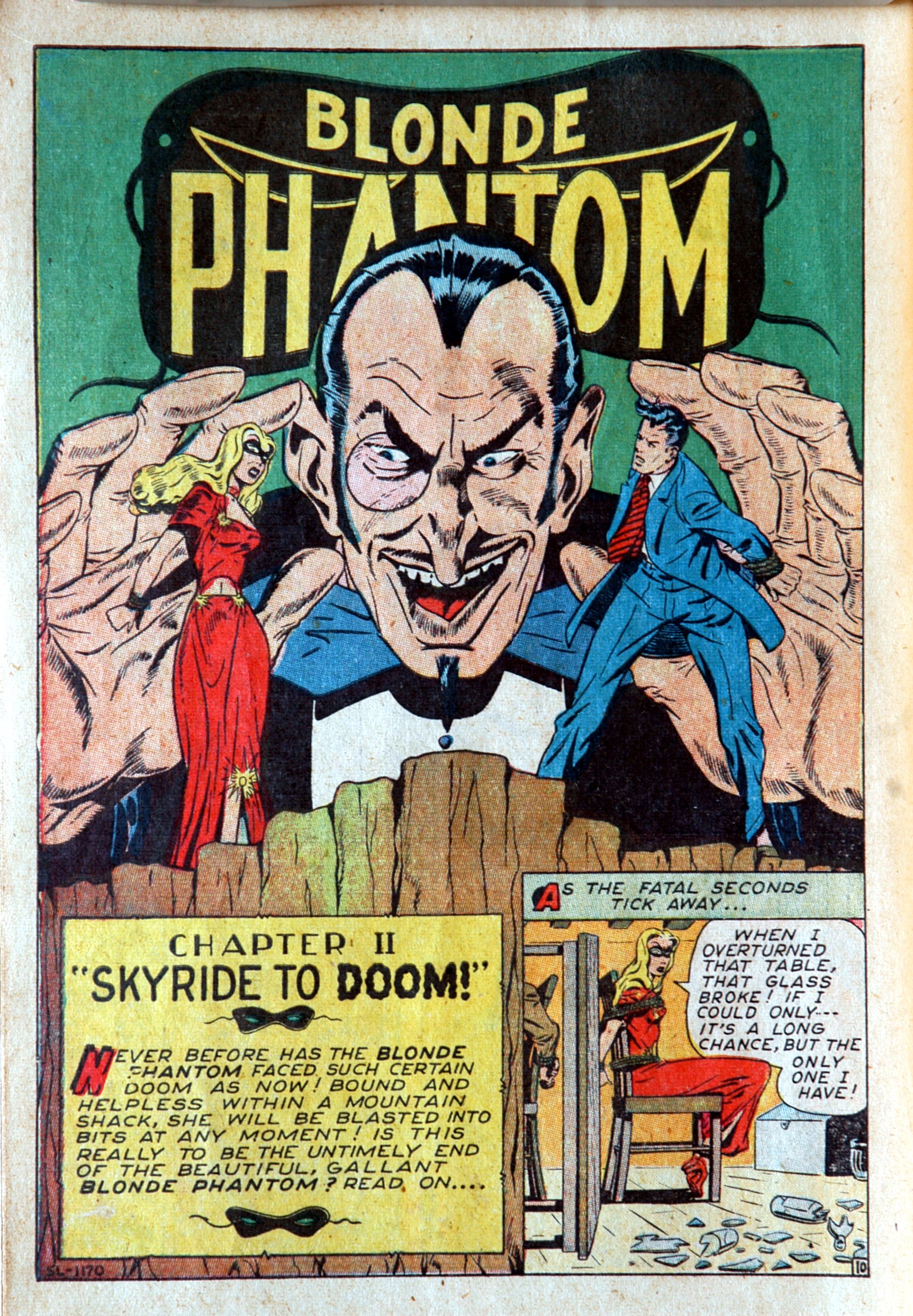 Read online Blonde Phantom Comics comic -  Issue #12 - 12