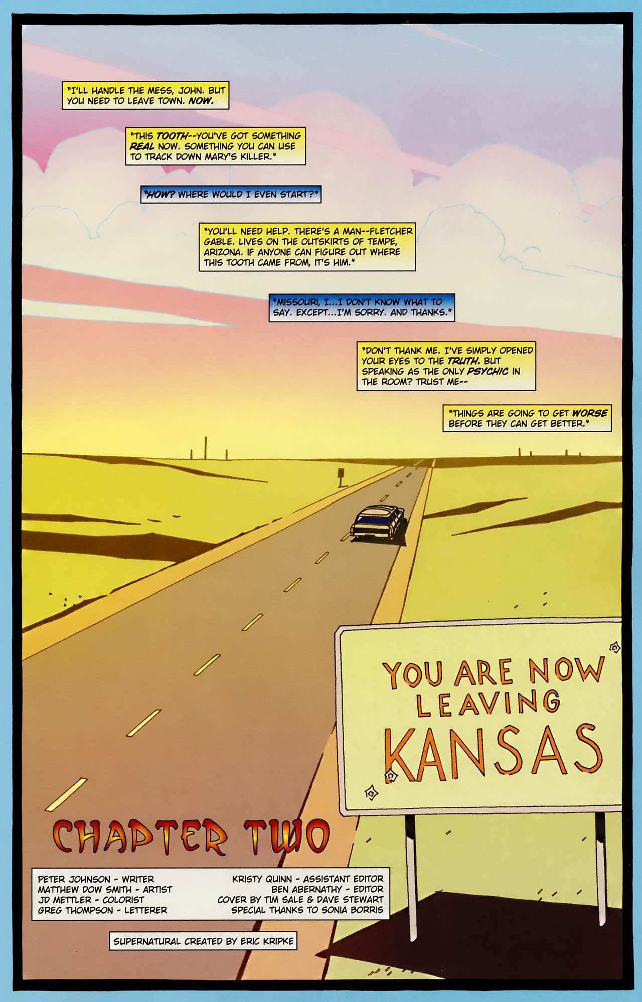 Read online Supernatural: Origins comic -  Issue #2 - 2