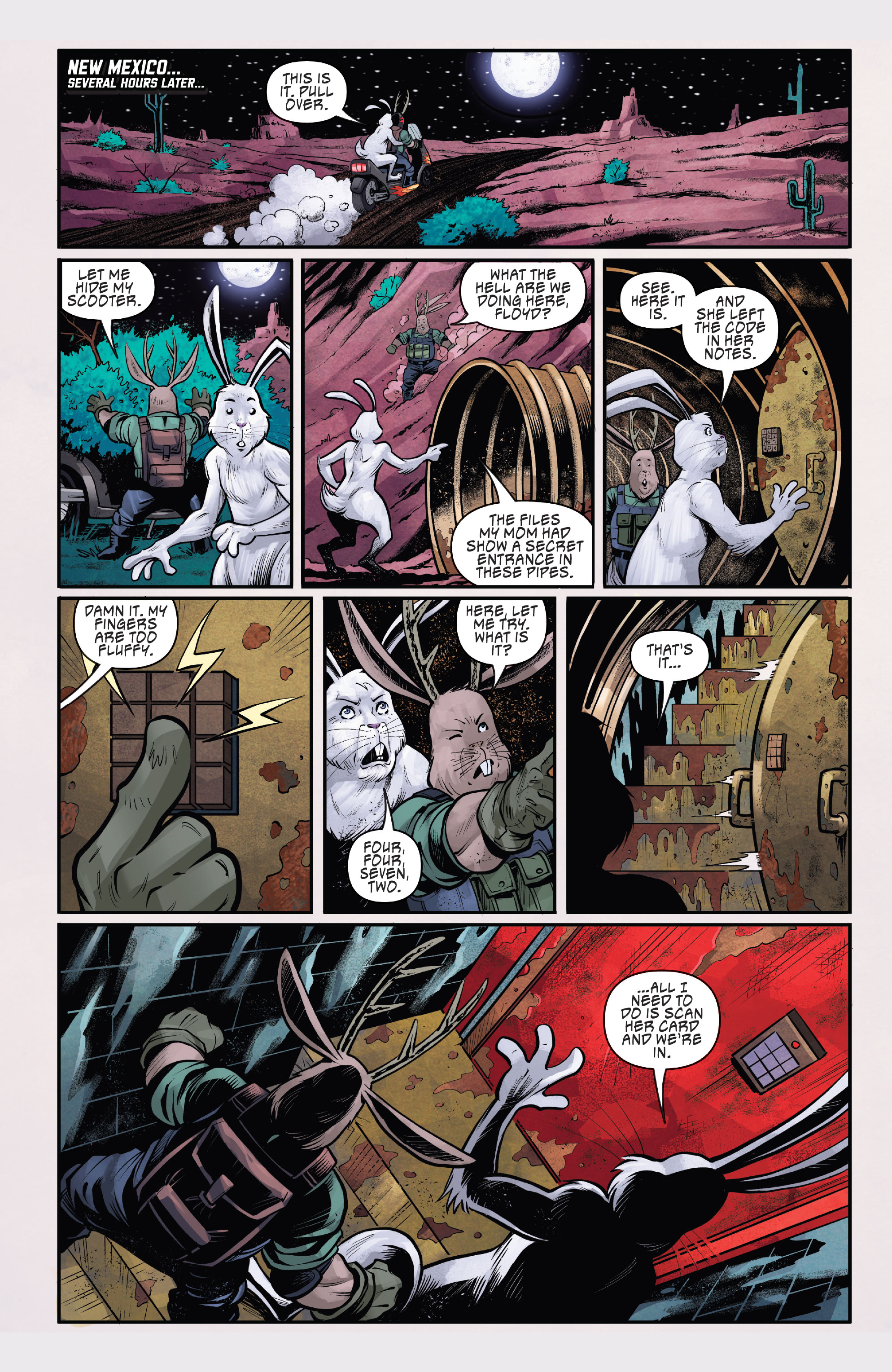 Read online Man Goat & the Bunnyman: Green Eggs & Blam comic -  Issue #1 - 27