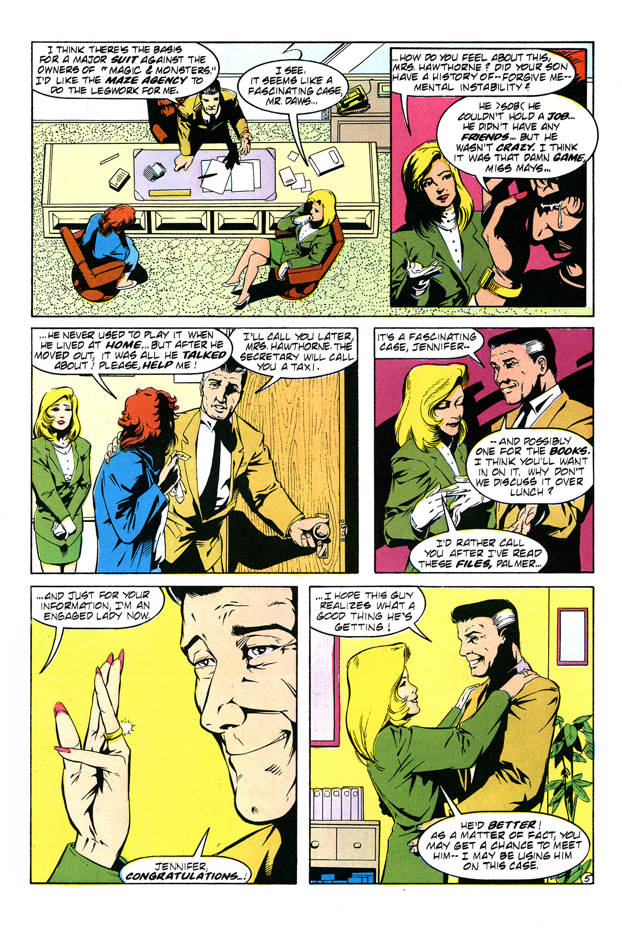 Read online Maze Agency (1989) comic -  Issue #22 - 7