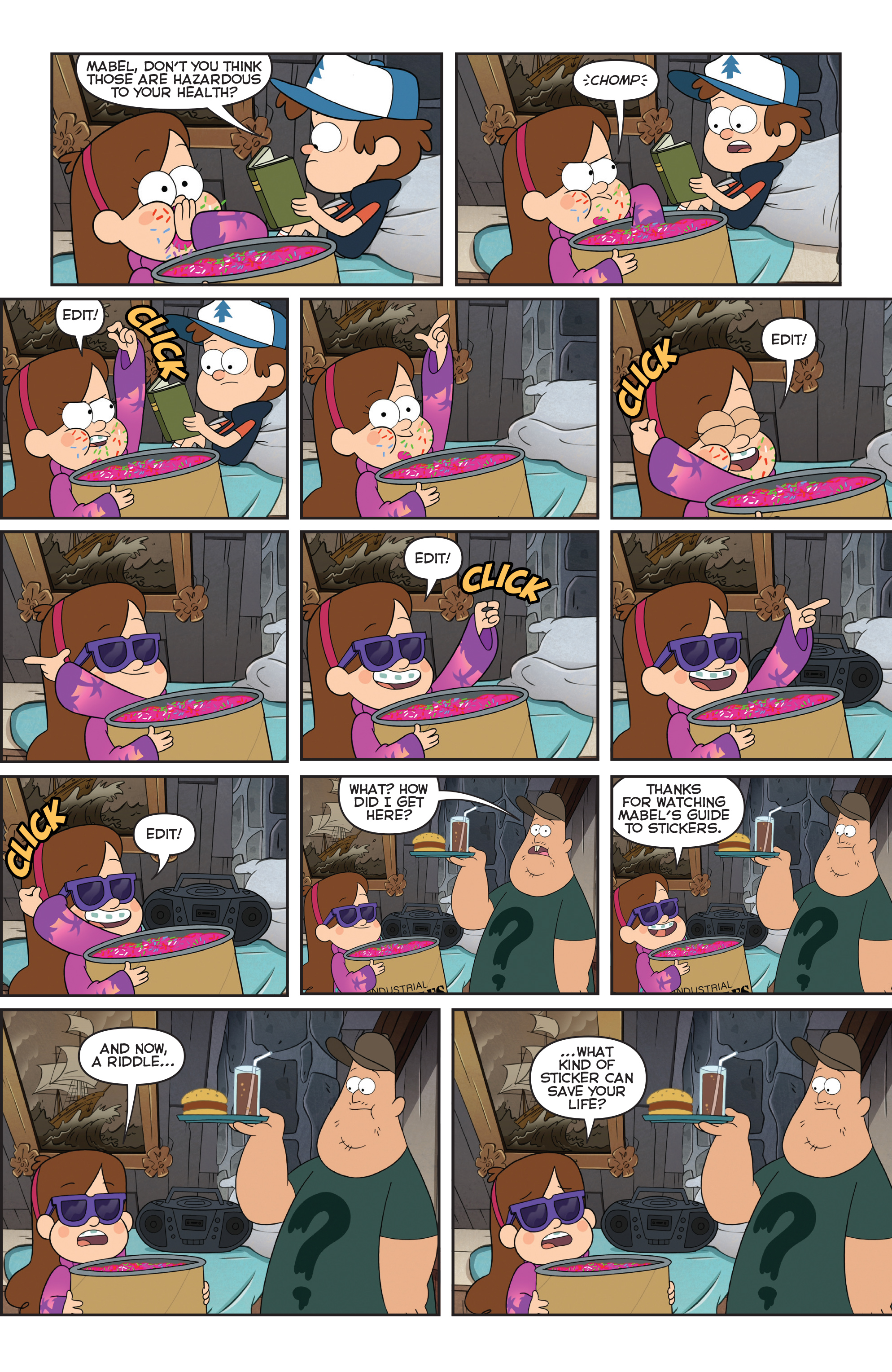 Read online Disney Gravity Falls Shorts Cinestory Comic comic -  Issue #2 - 19