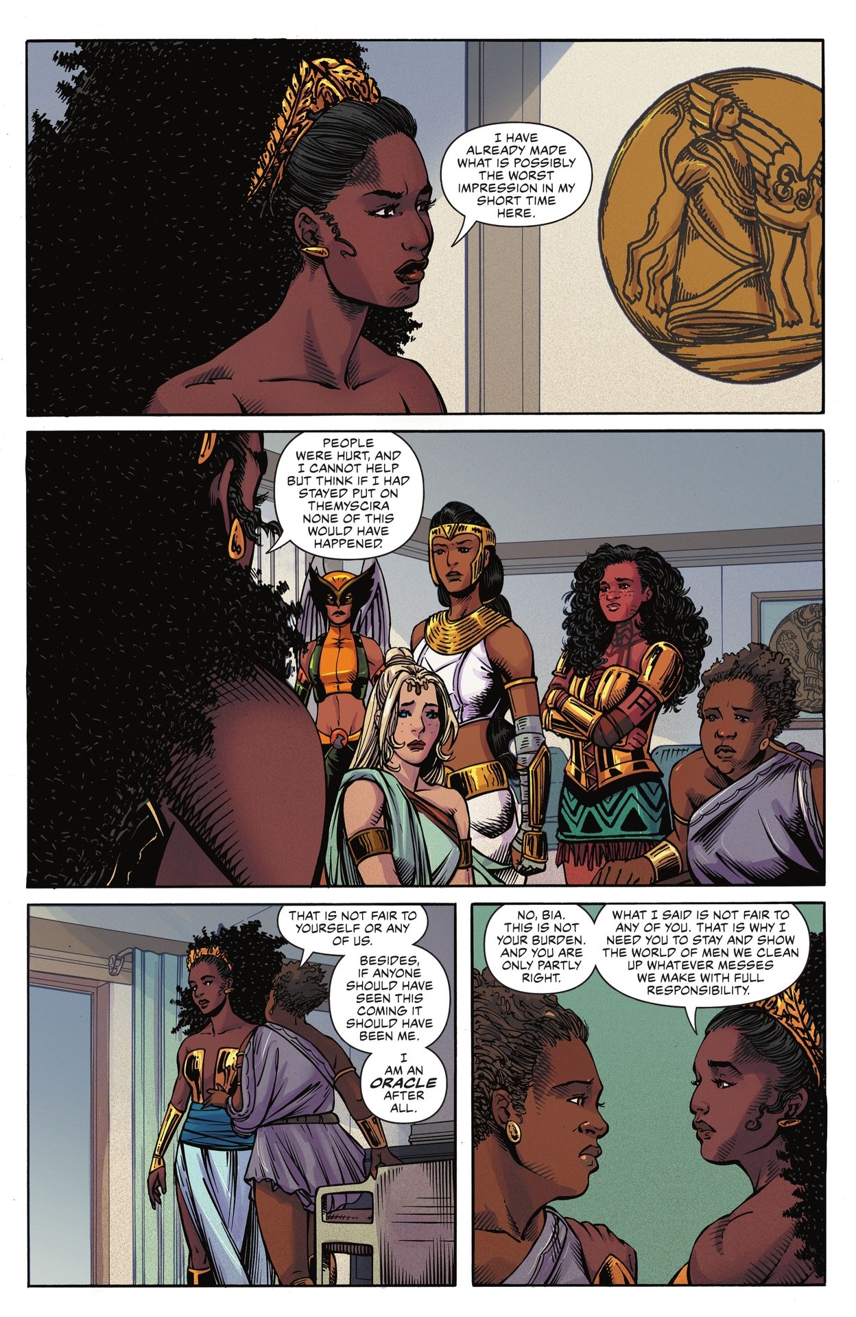 Read online Nubia: Queen of the Amazons comic -  Issue #3 - 22