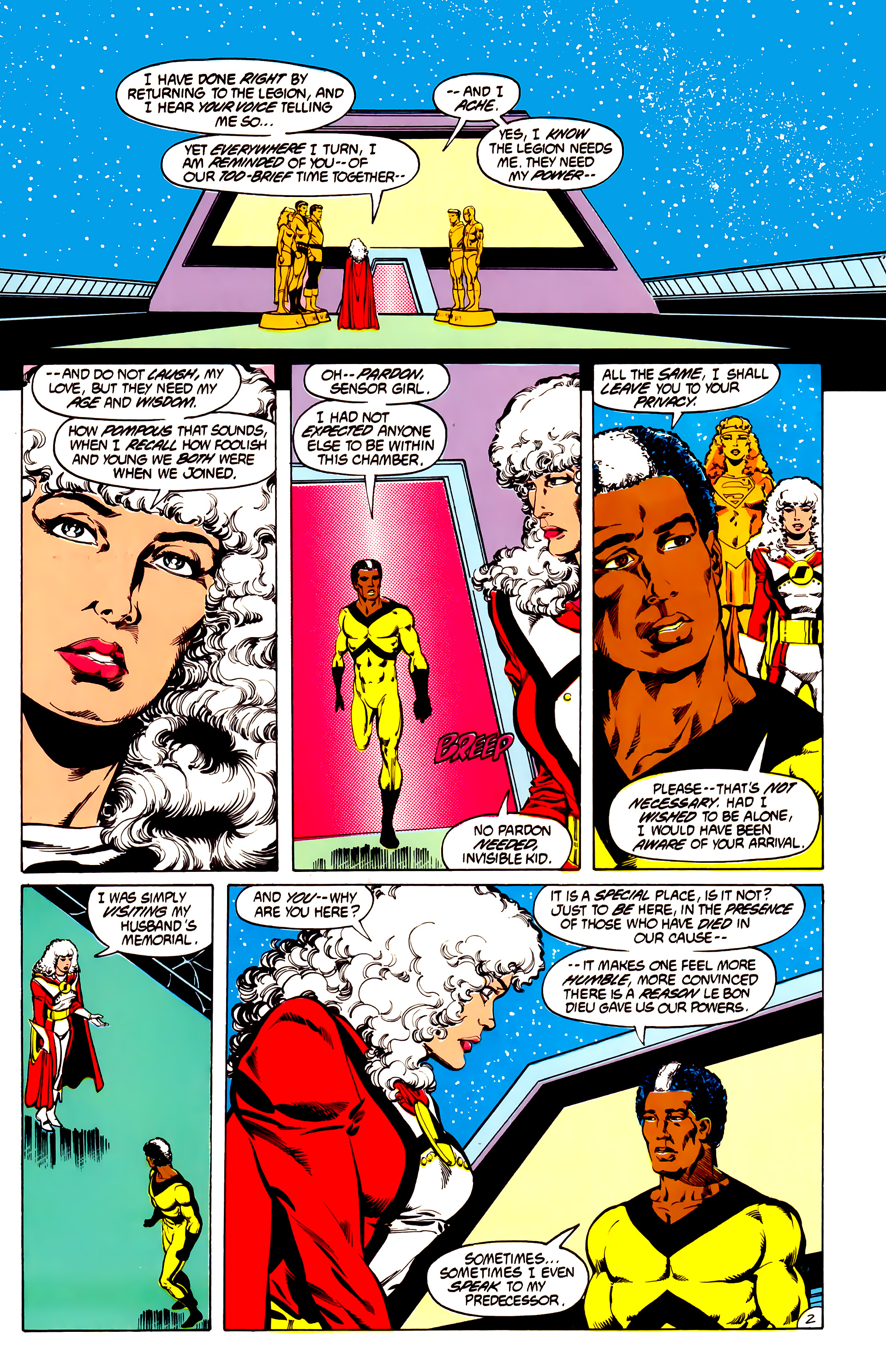 Read online Legion of Super-Heroes (1984) comic -  Issue #31 - 3